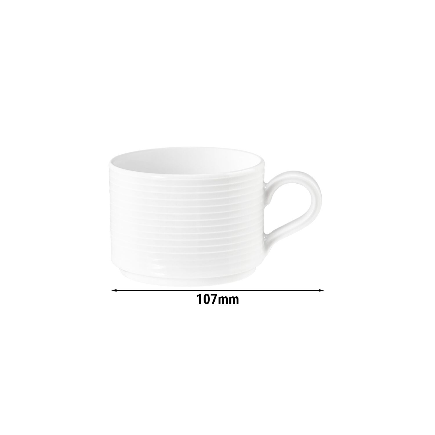 (6 pièces) SELTMANN WEIDEN | Tasse à café – 180 ml – Blanc