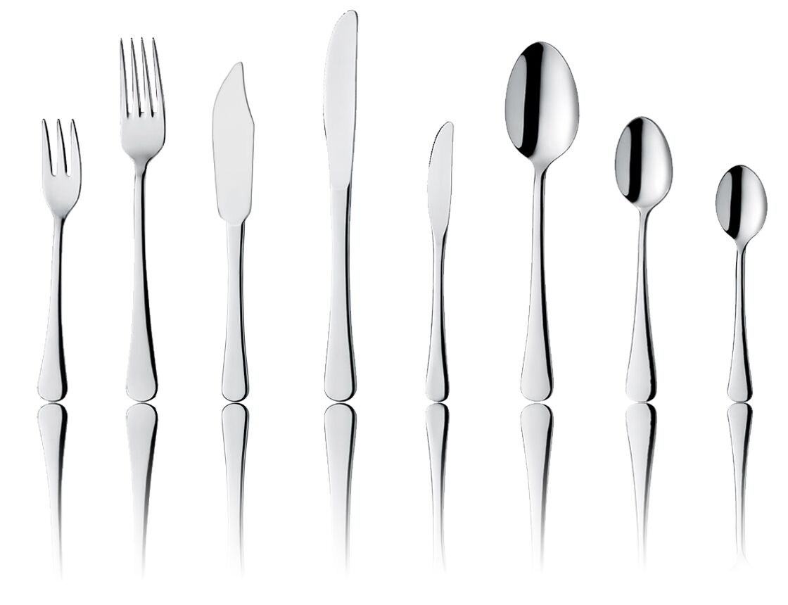 (12 pcs) Couteau à dessert Mila - Acier inoxydable 18/10 - 185mm - 12 pièces