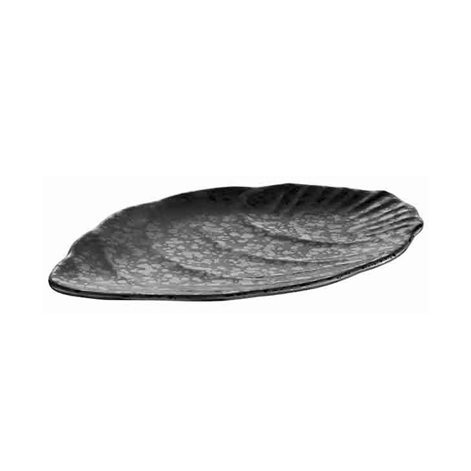 (6 pcs) Plateau de présentation - GLAMOUR - Mélamine - 300x190mm - Hauteur:15mm - Noir - empilable, compatible lave-vaisselle