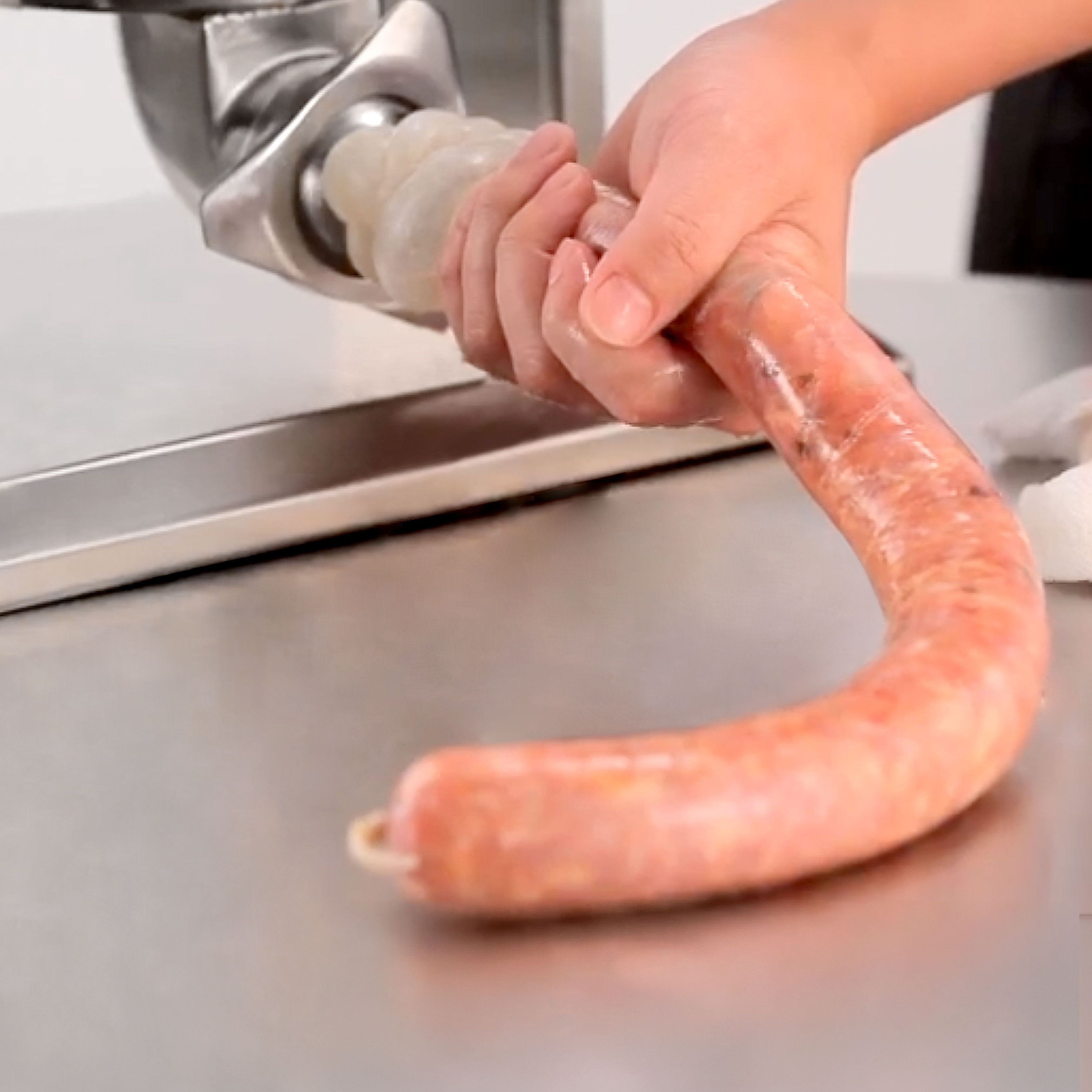 Commercial Electric Sausage Filler & Churro Maker - 25L - 180W - Stainless Steel - incl. 4 sausage-filler & 3 churro nozzles