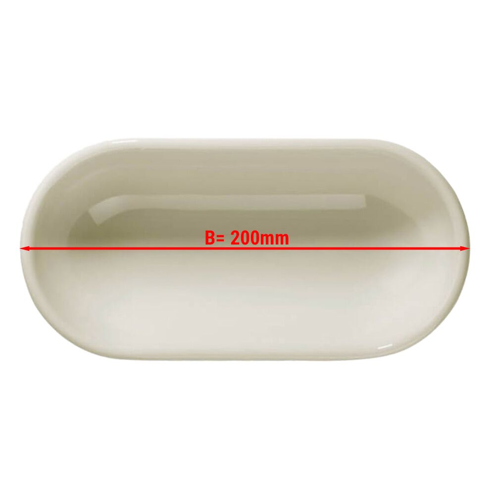 (6 pcs) Coupe - Porcelaine - Crème