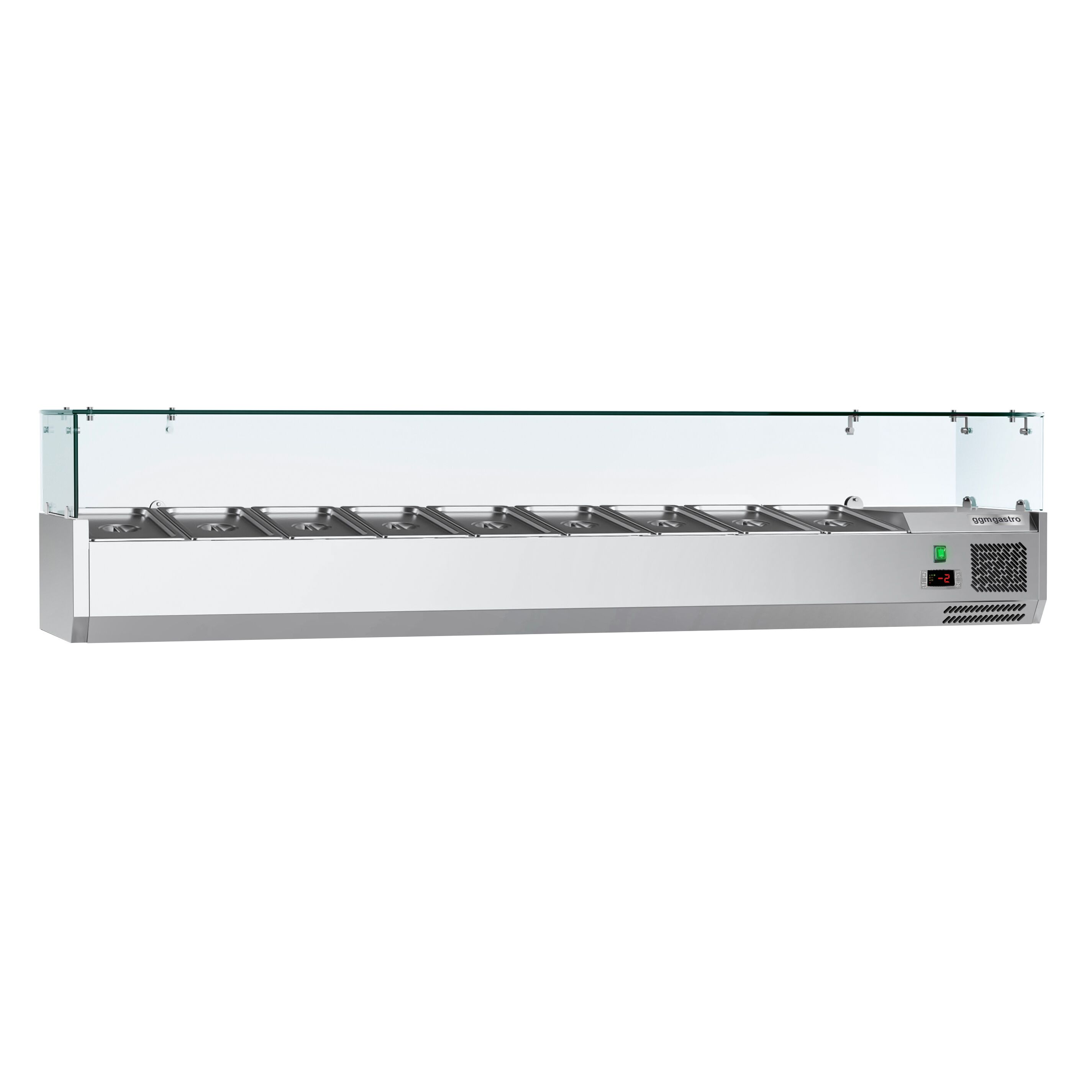 Vitrine Réfrigérée à Ingrédients ECO - 1800x335mm - 8x GN 1/4