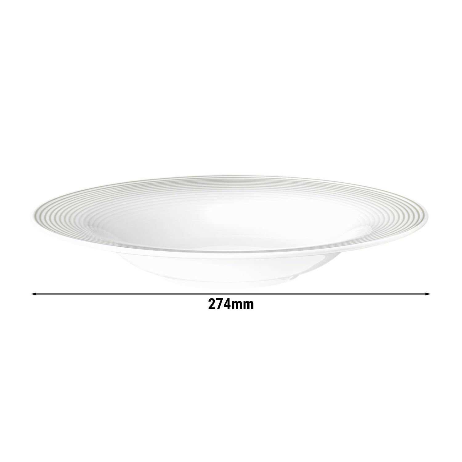 (2 pièces) SELTMANN WEIDEN | Assiette à pâtes - creuse - Ø 270 mm - Gris perle