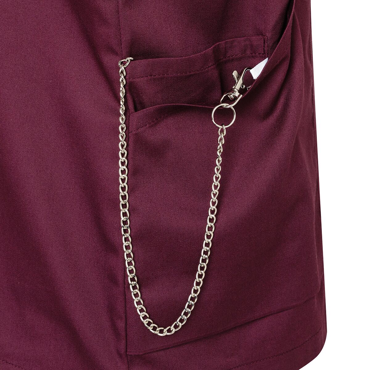 (6 pièces) KARLOWSKY | Casaque femme manches courtes Essential - Aubergine - Taille : 34