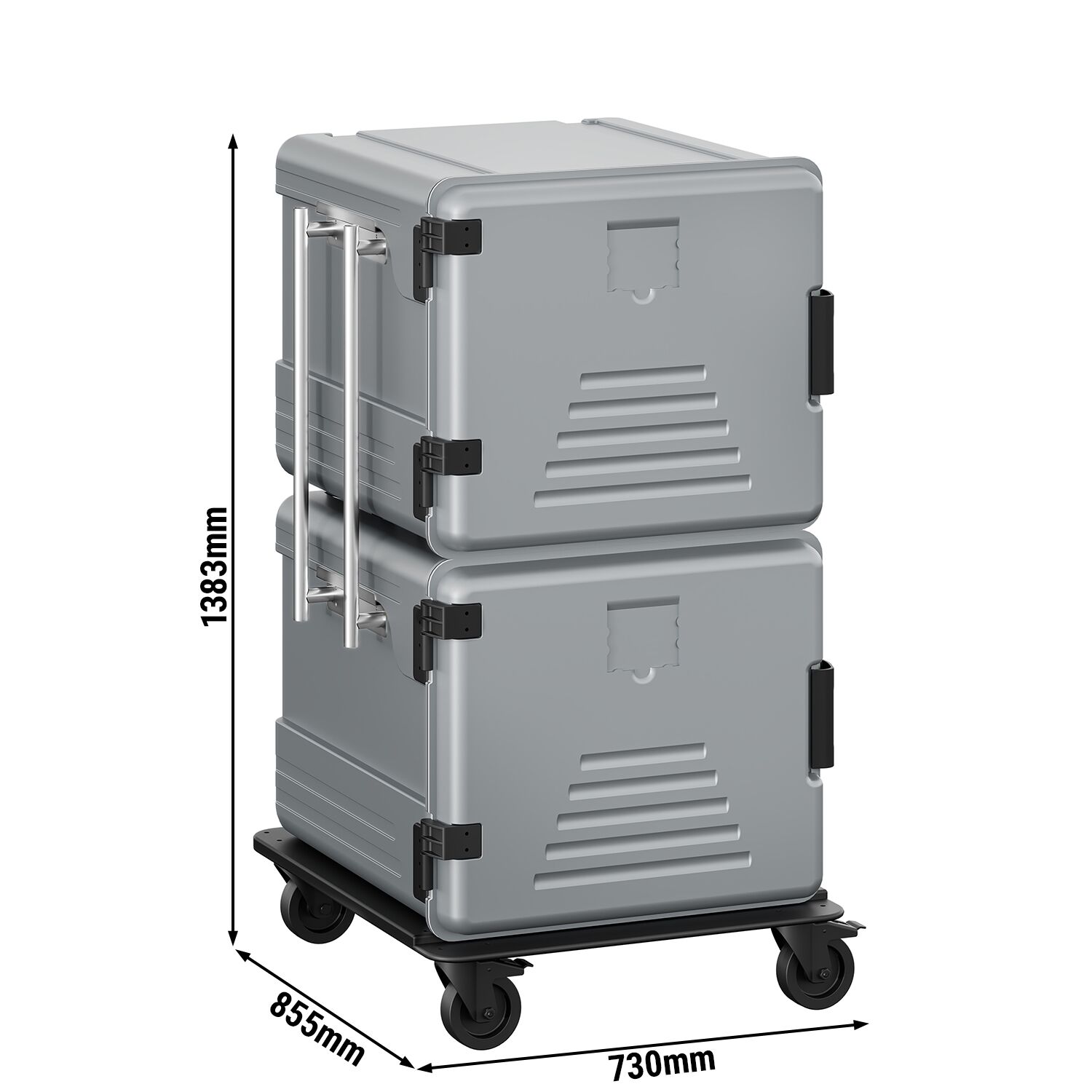 Thermobox - Chargement par l’avant - 2x 180L - 770x885x1380mm - pour 24x GN 2/1