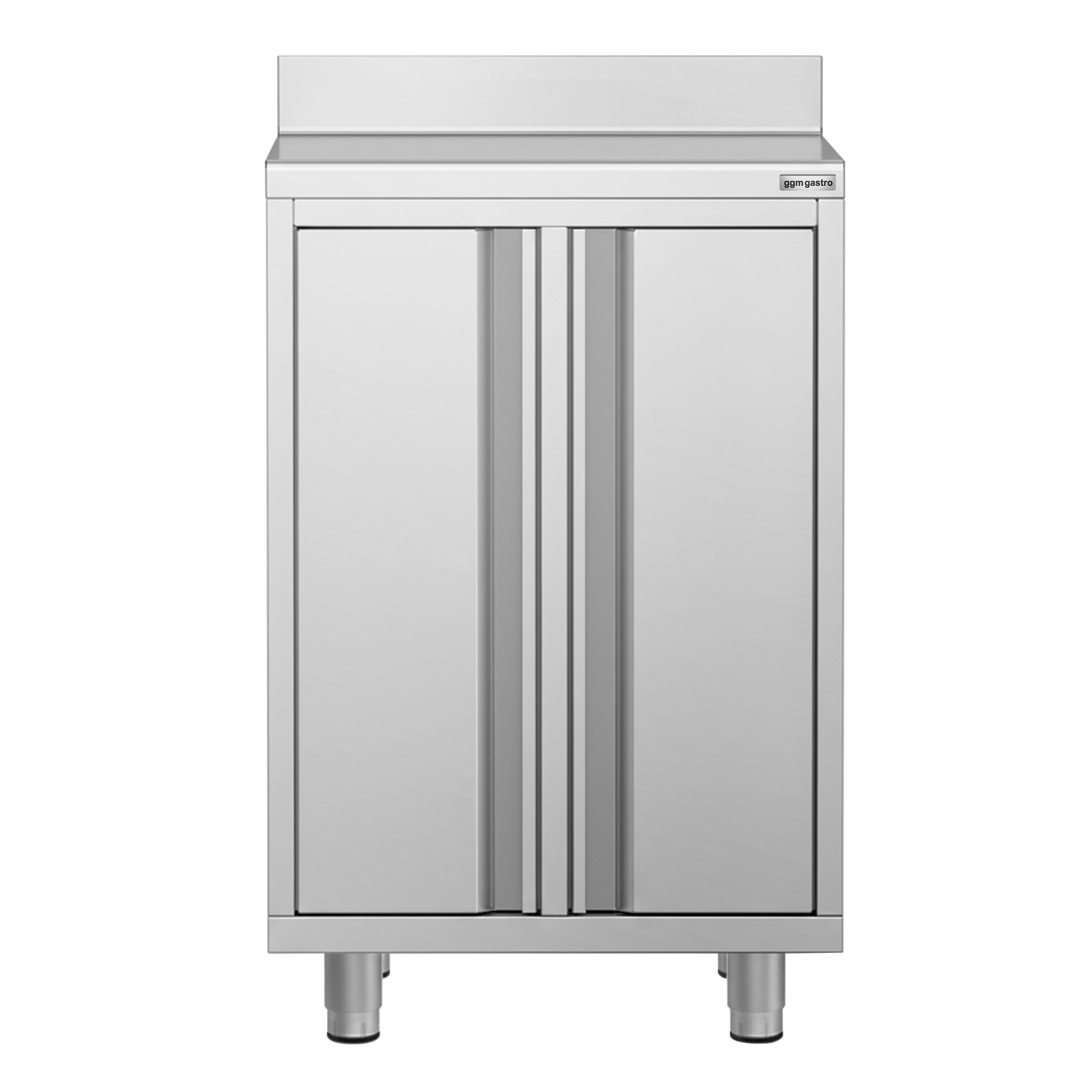 Armoire de travail pour machine à café filtre - 600x600mm - avec dosseret - 2 portes battantes