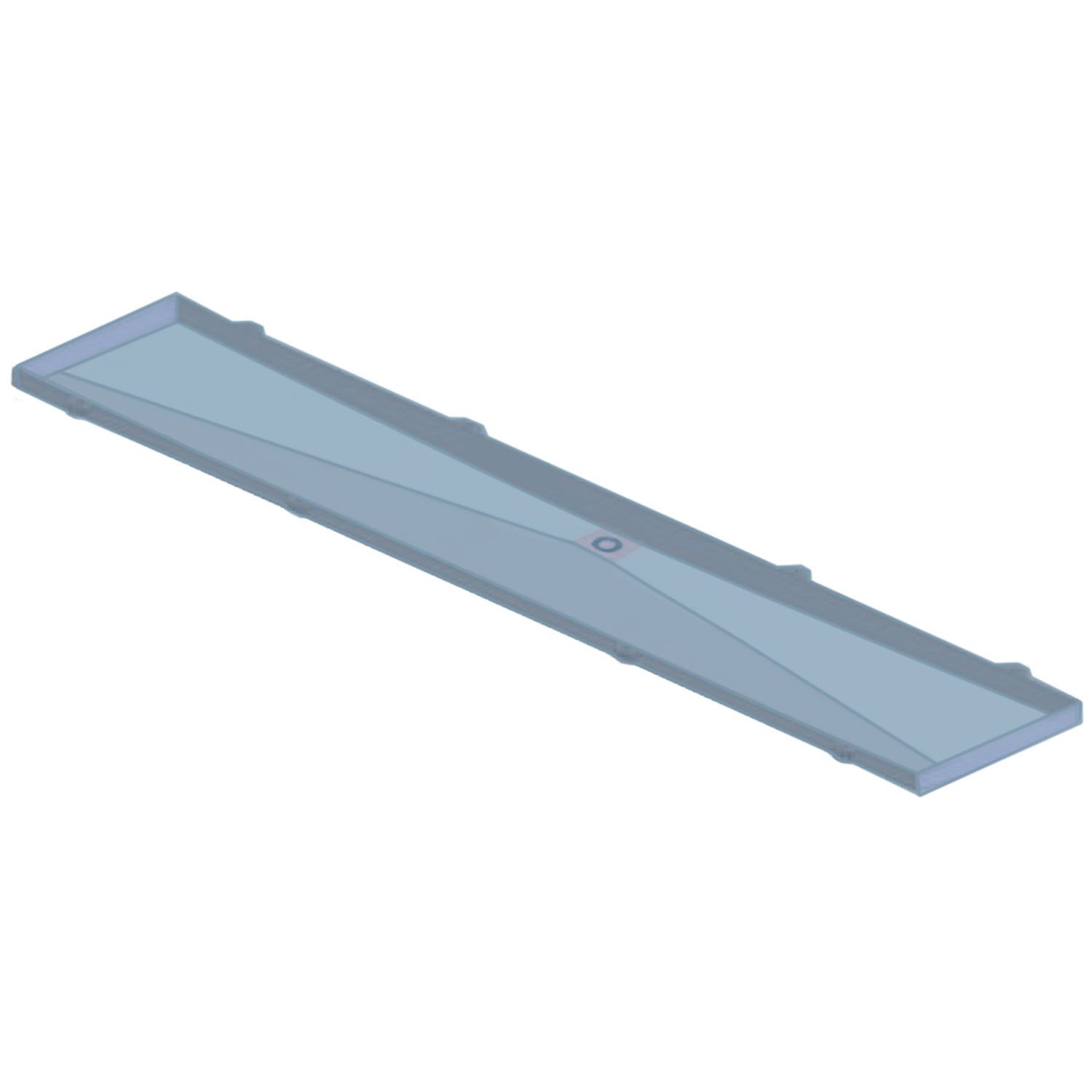 Bac d'égouttage - 150x1240x50mm - Longueur : 1,24m - pour FKI300 & FKI300E