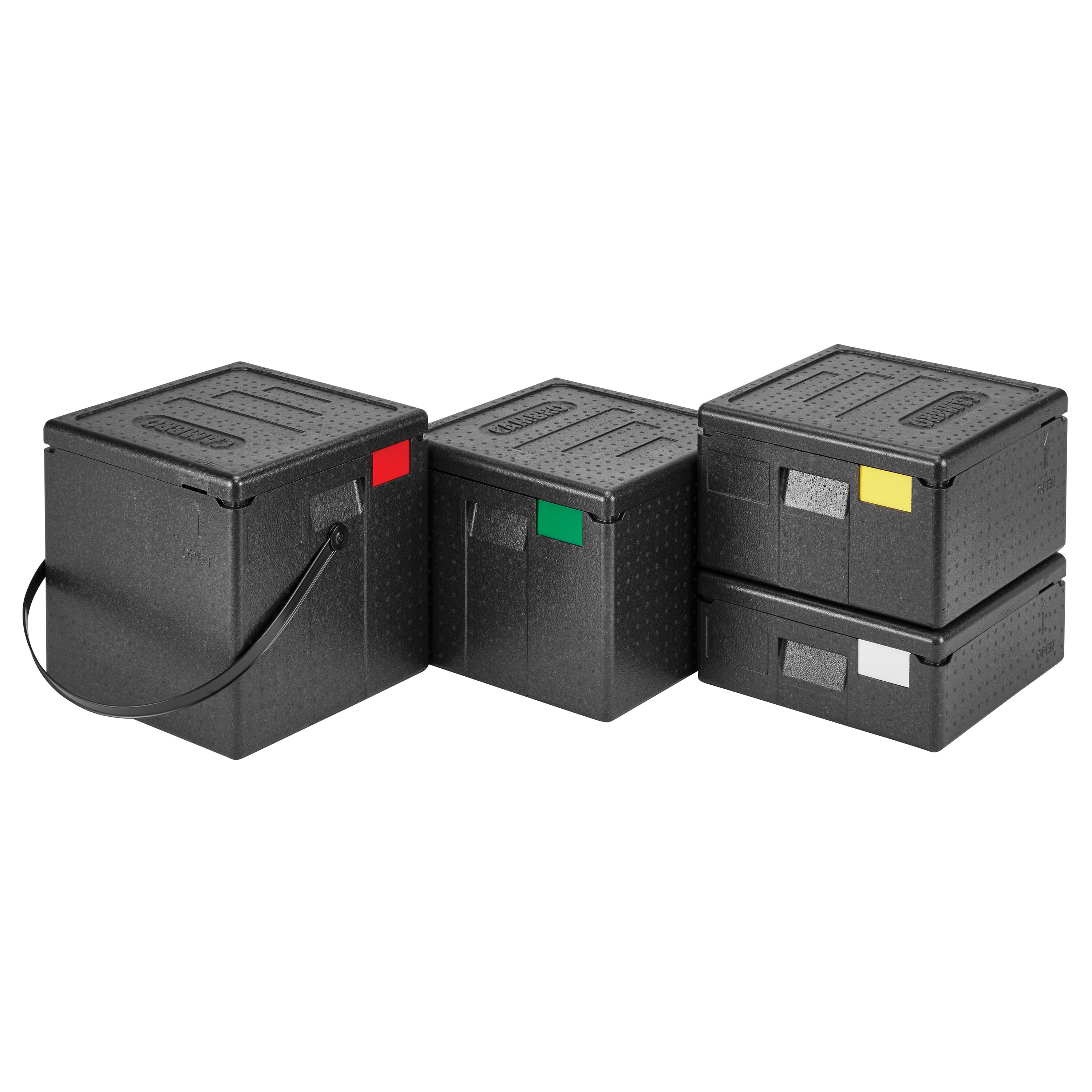 CAMBRO | CAM GOBOX® - insulated pizza delivery box - top-loading - for 2 pizzas - black
