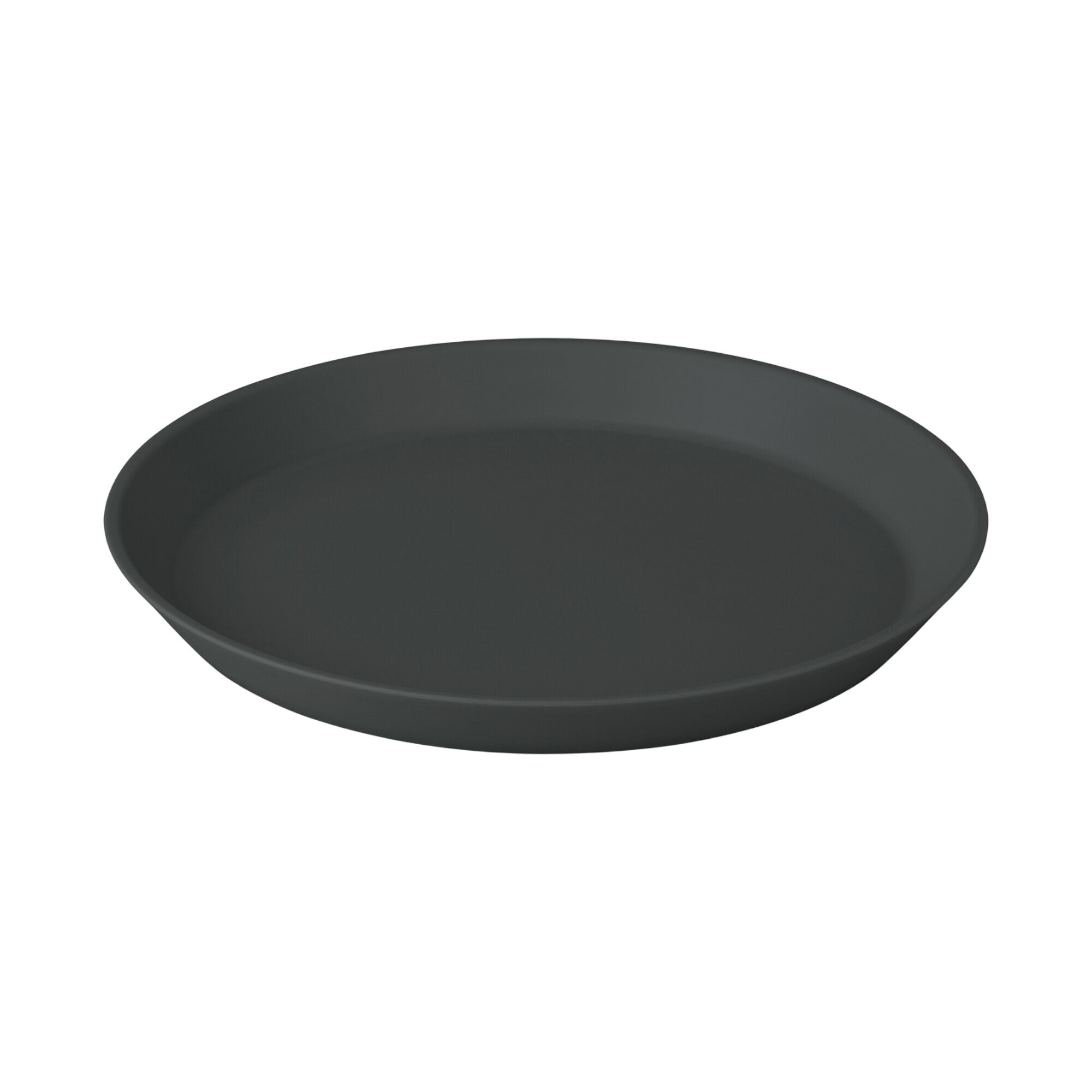 (12 pièces) Assiette Réutilisable - Ronde - Gris