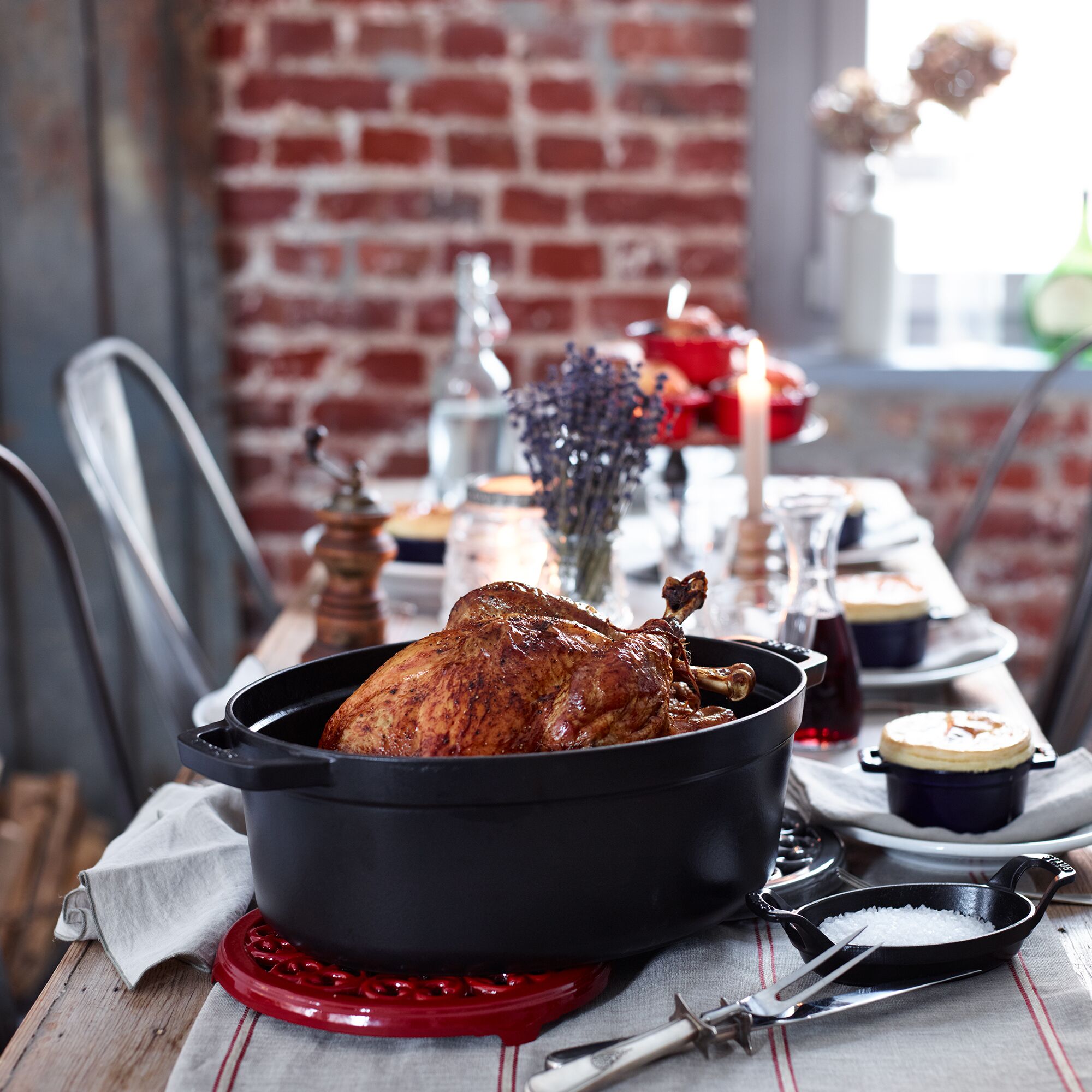 STAUB | LA COCOTTE - Cocotte - ovale - 370 mm - Ghisa - Nero