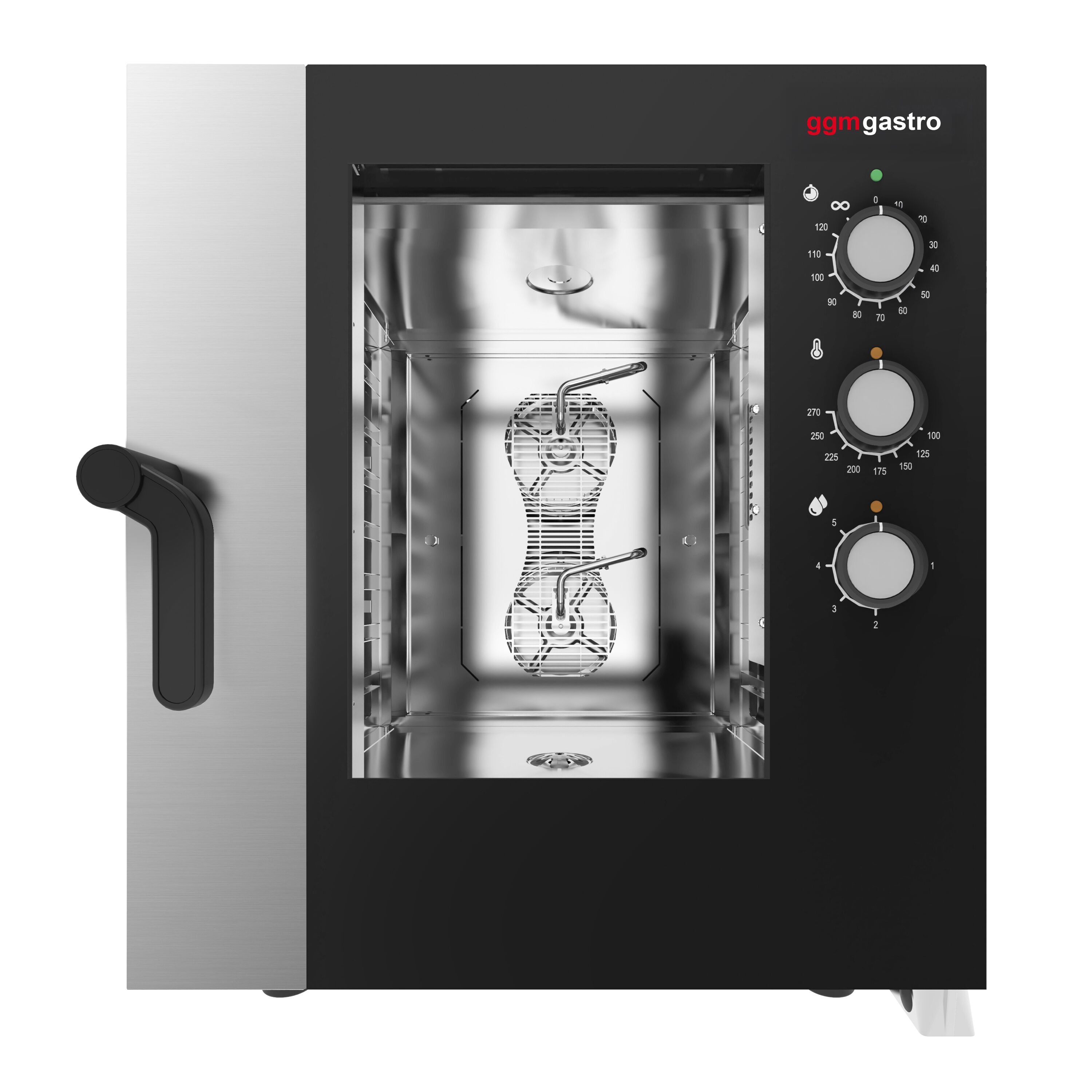 Electric Commercial Combi Oven - Manual Controls - 7x GN 1/1 - incl. Mounting brackets