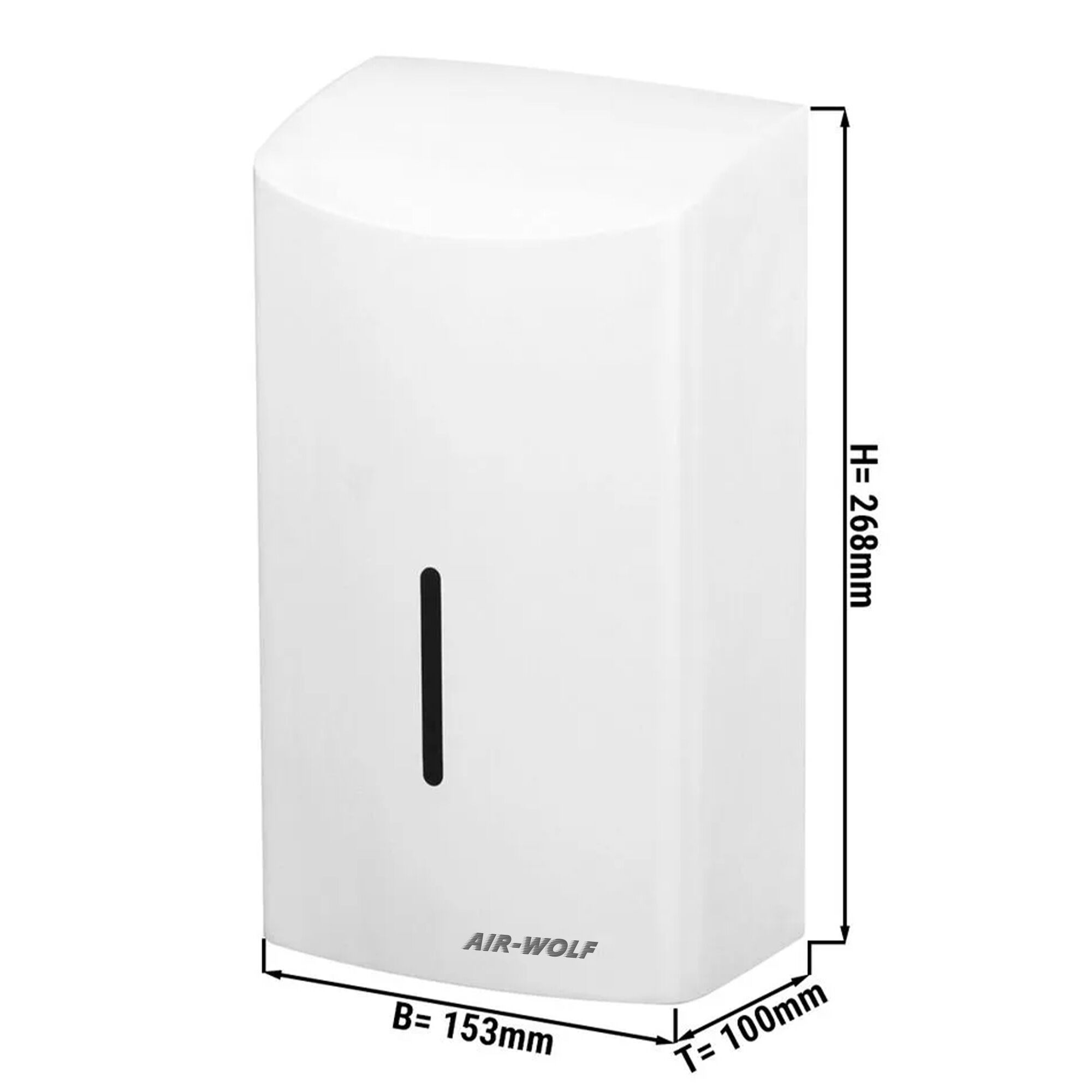 (2 pièces) AIR-WOLF | Sèche-mains avec capteur infrarouge – inox blanc