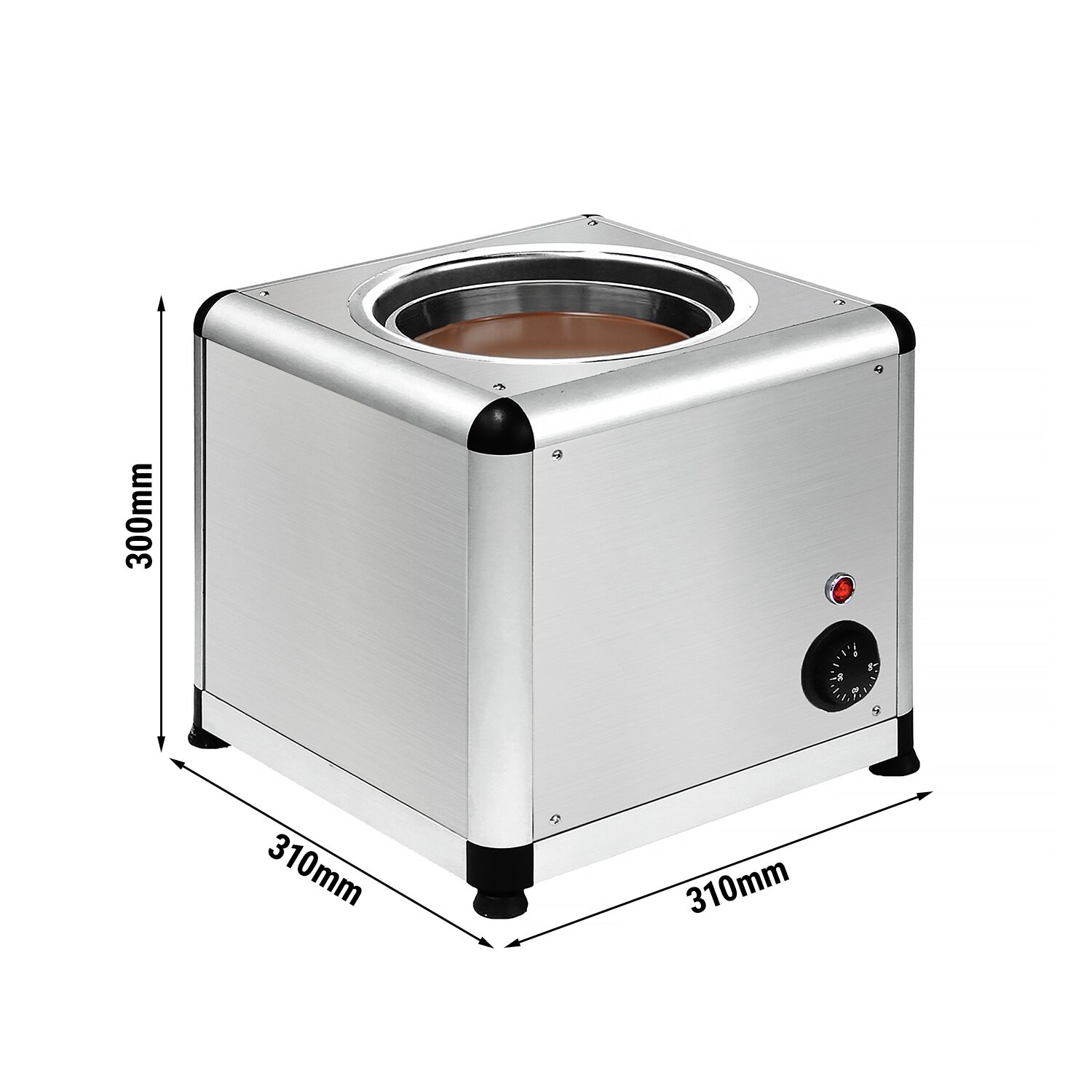 Fondoir à chocolat à chauffage sec - 7litres - 0,5kW