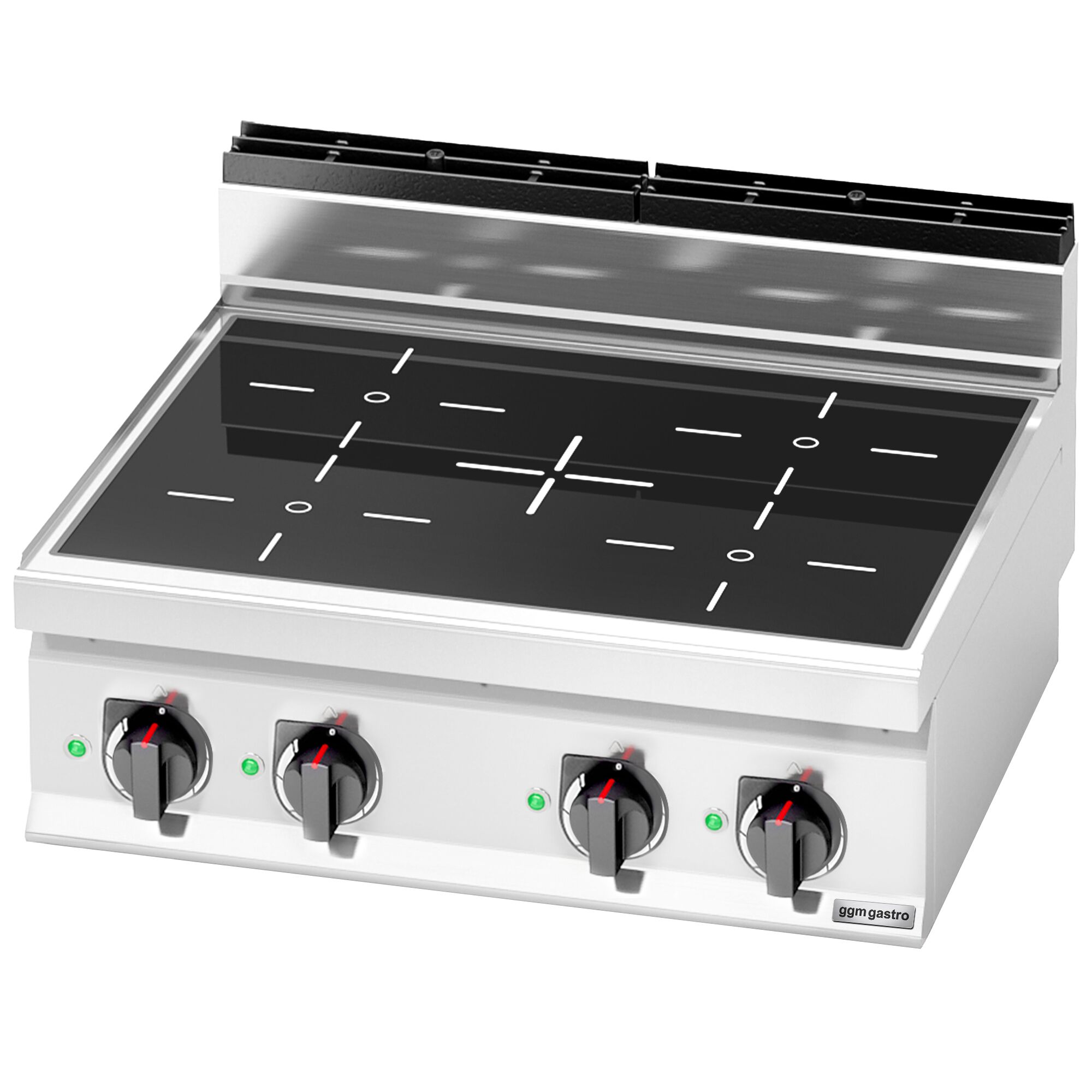 Fourneau à induction - 14kW - 4 foyers