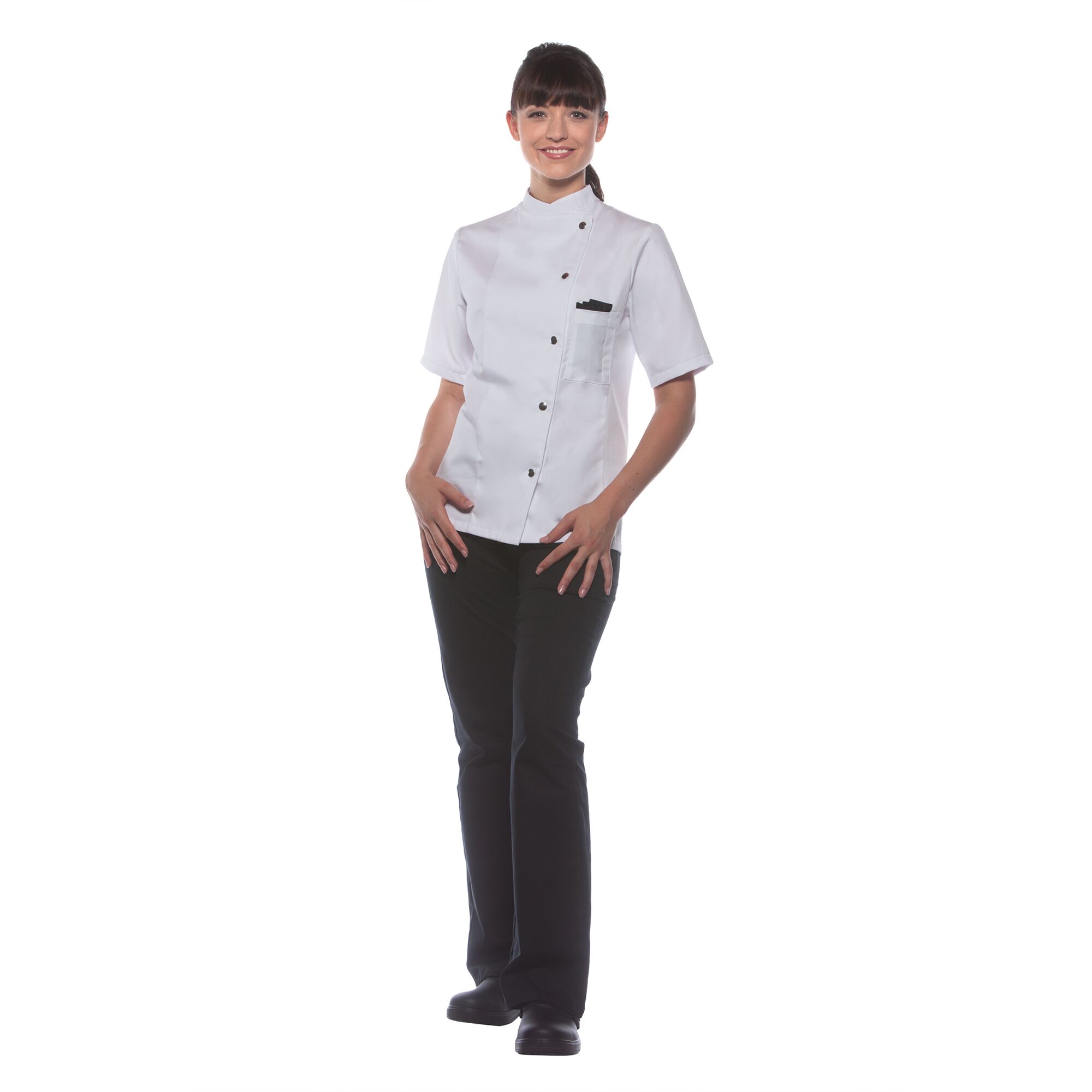KARLOWSKY | Veste de cuisine femme Greta - Blanc - Taille : 34
