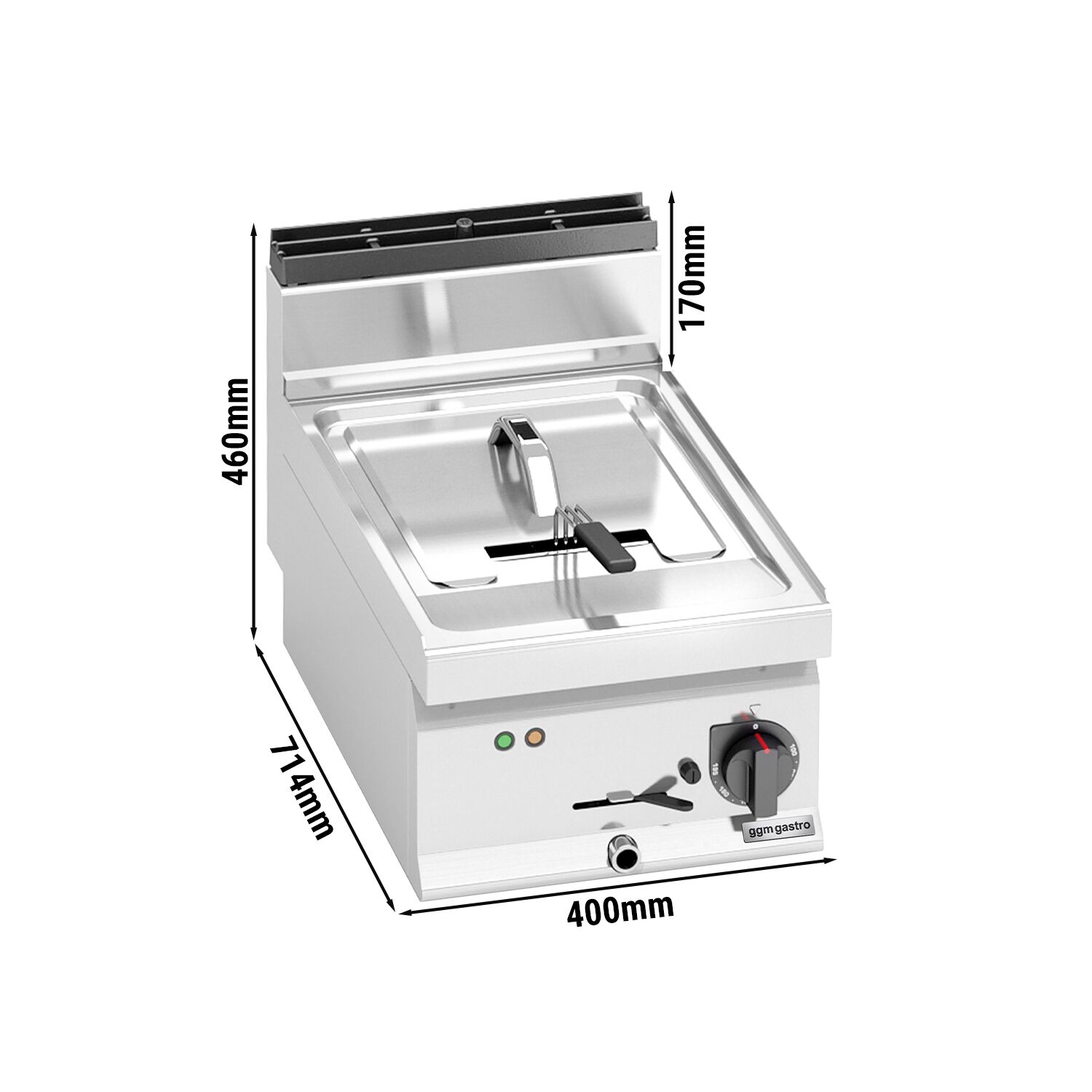 Friteuse électrique – 10 litres – 6 kW