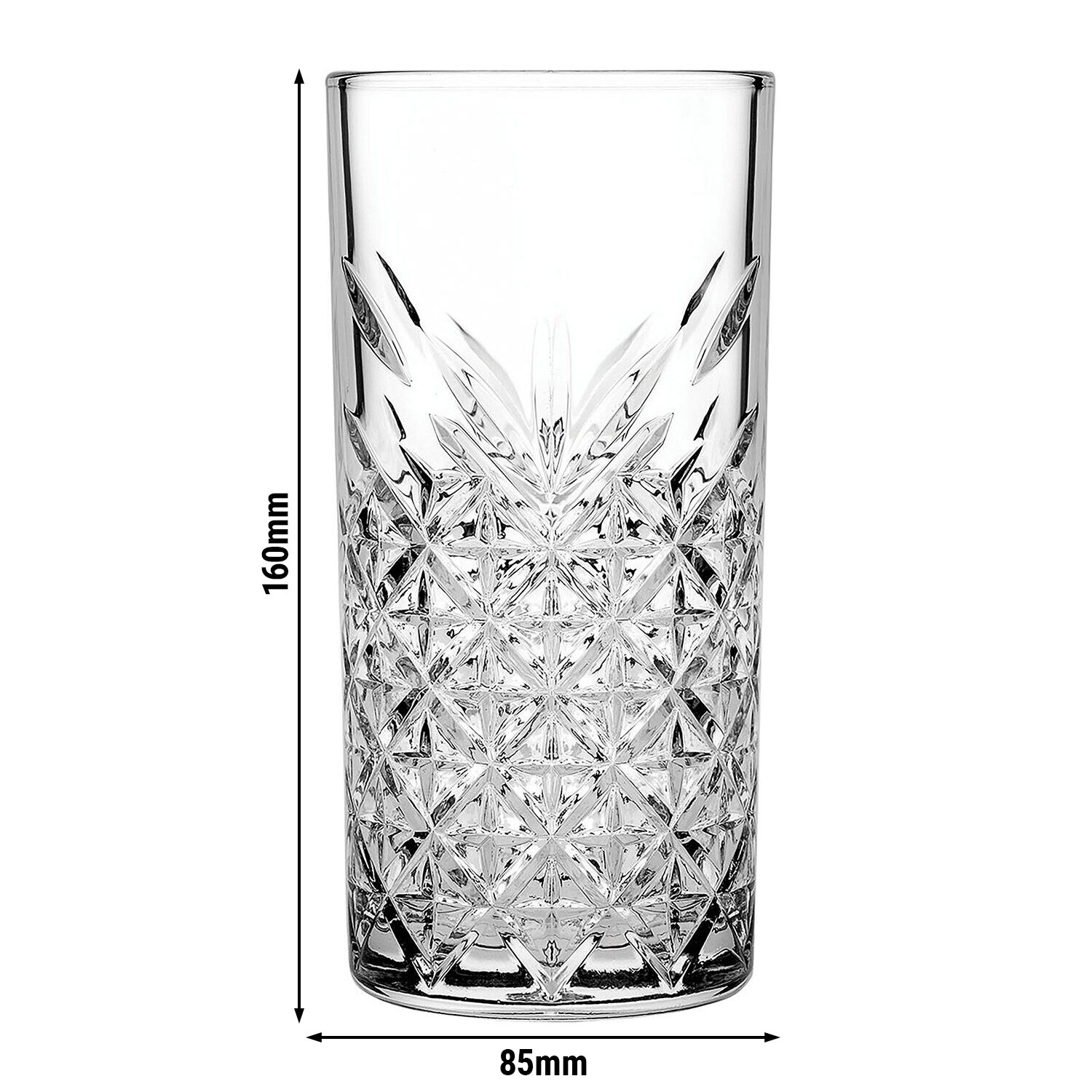 (12 pièces) Verre long drink - TIMELESS - 450 ml