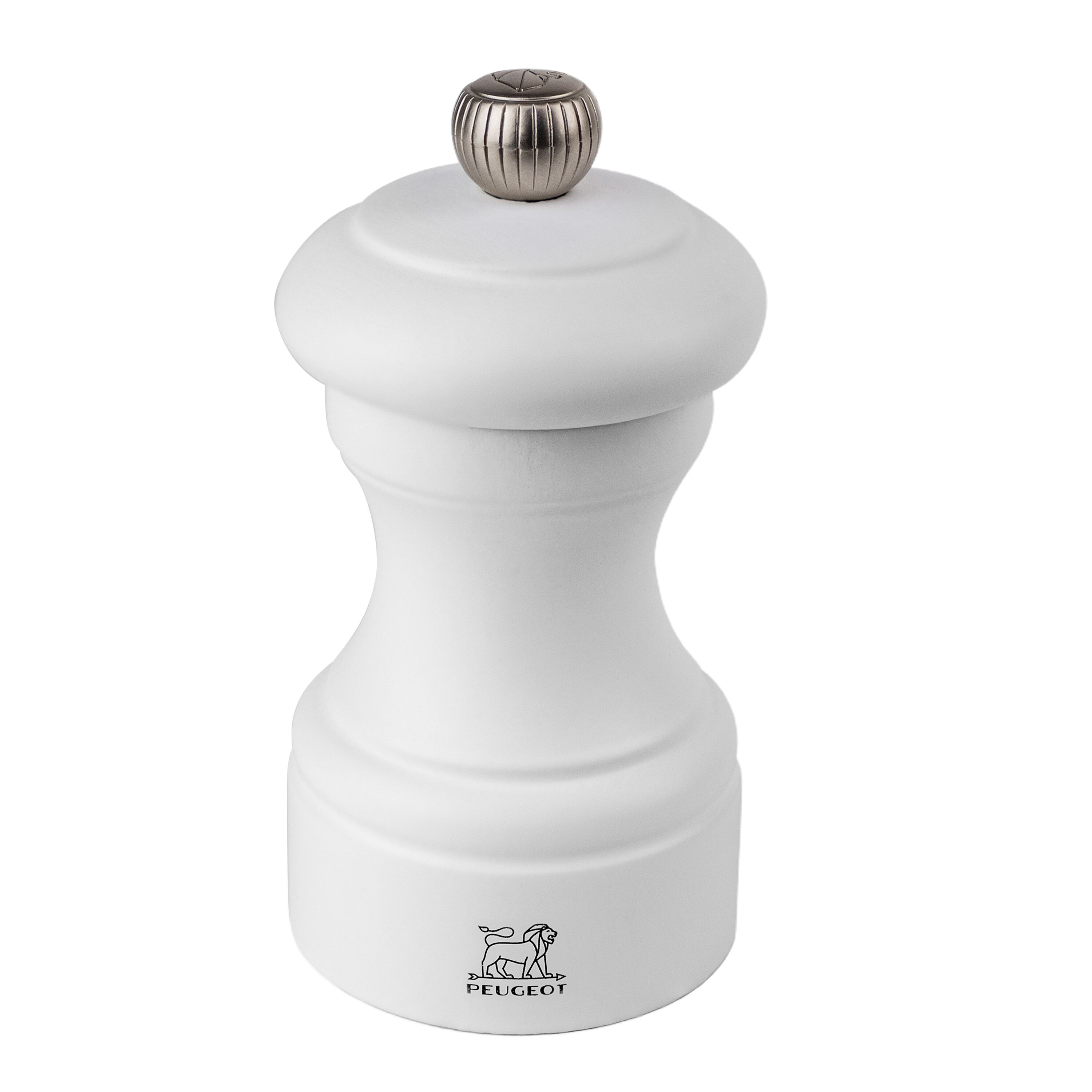 (6 pièces) PEUGEOT | BISTRO - Moulin à poivre - Bois - Blanc mat - Hauteur : 100 mm