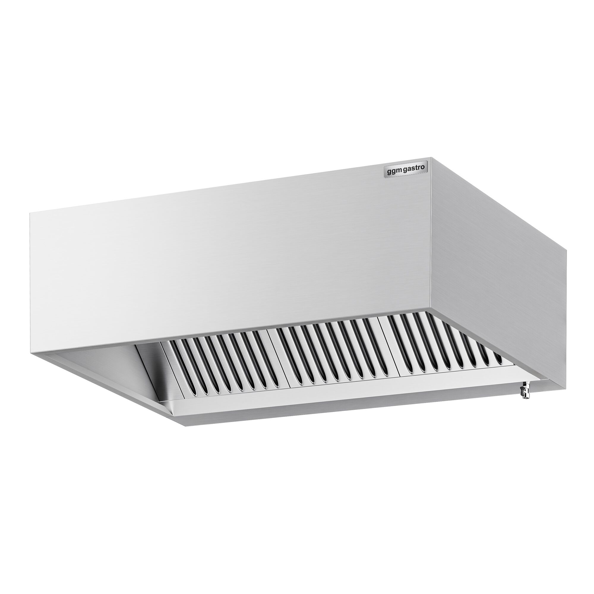 Induction box hood – 1400 mm – with filter & light – without motor