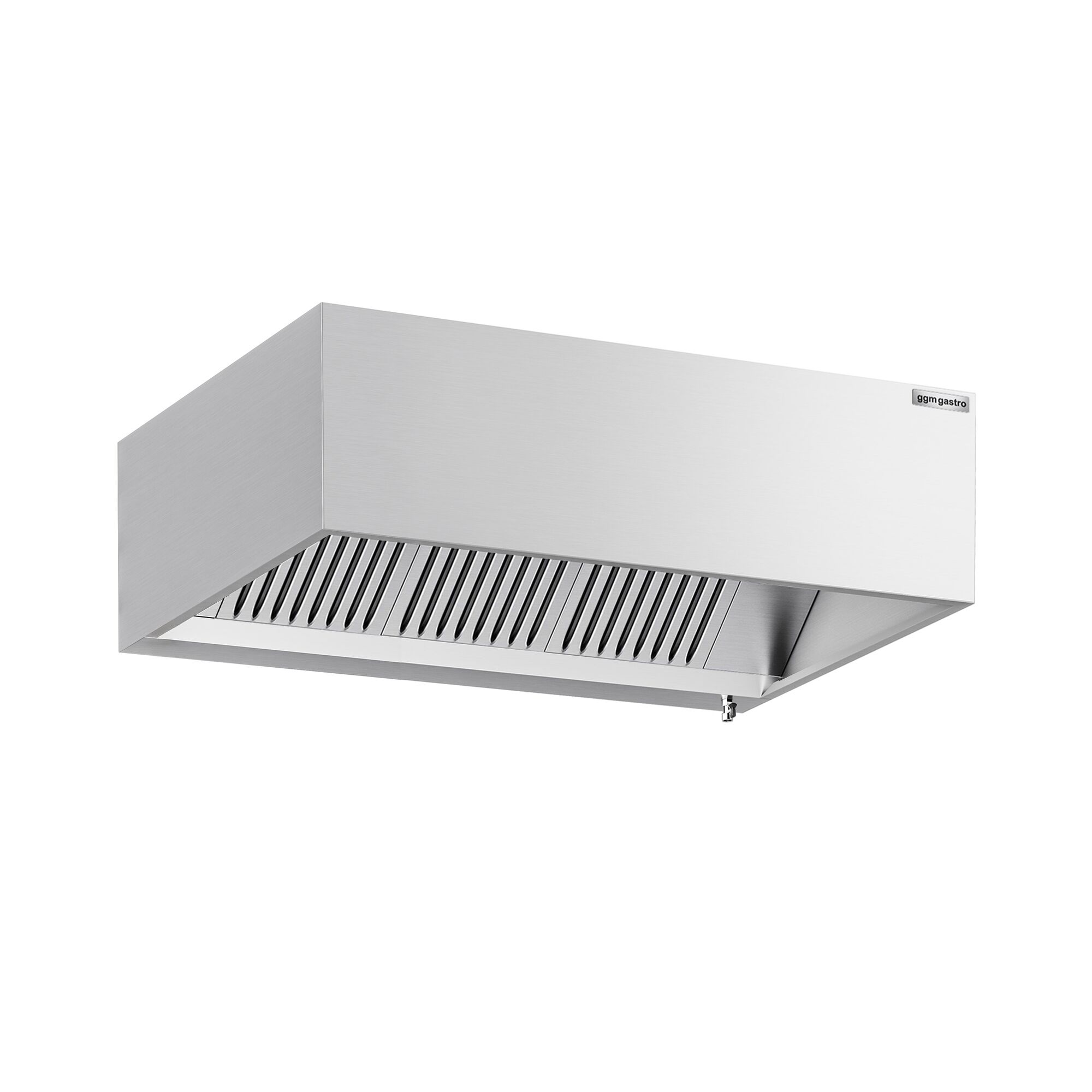 Induction box hood - 1600mm - with filter & light - without motor