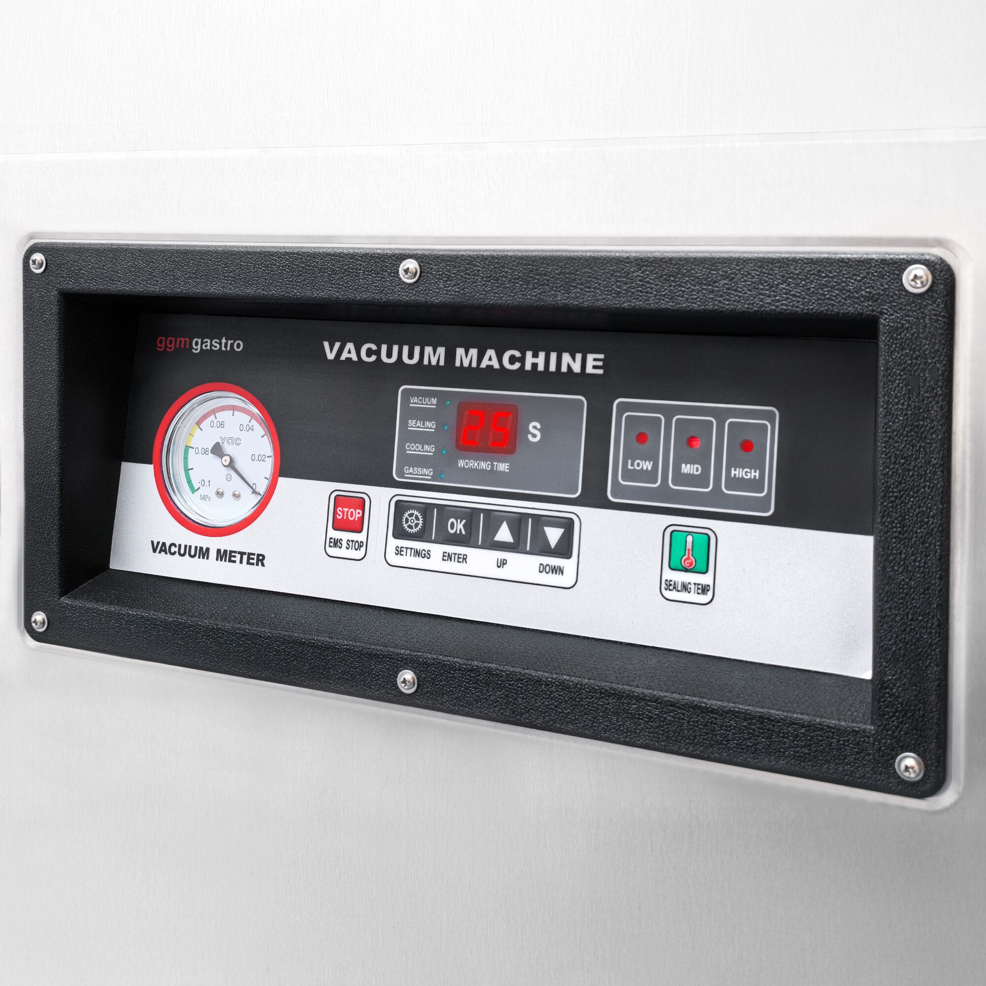 Machine sous vide à double cloche – 20 m³/h – 750 watts