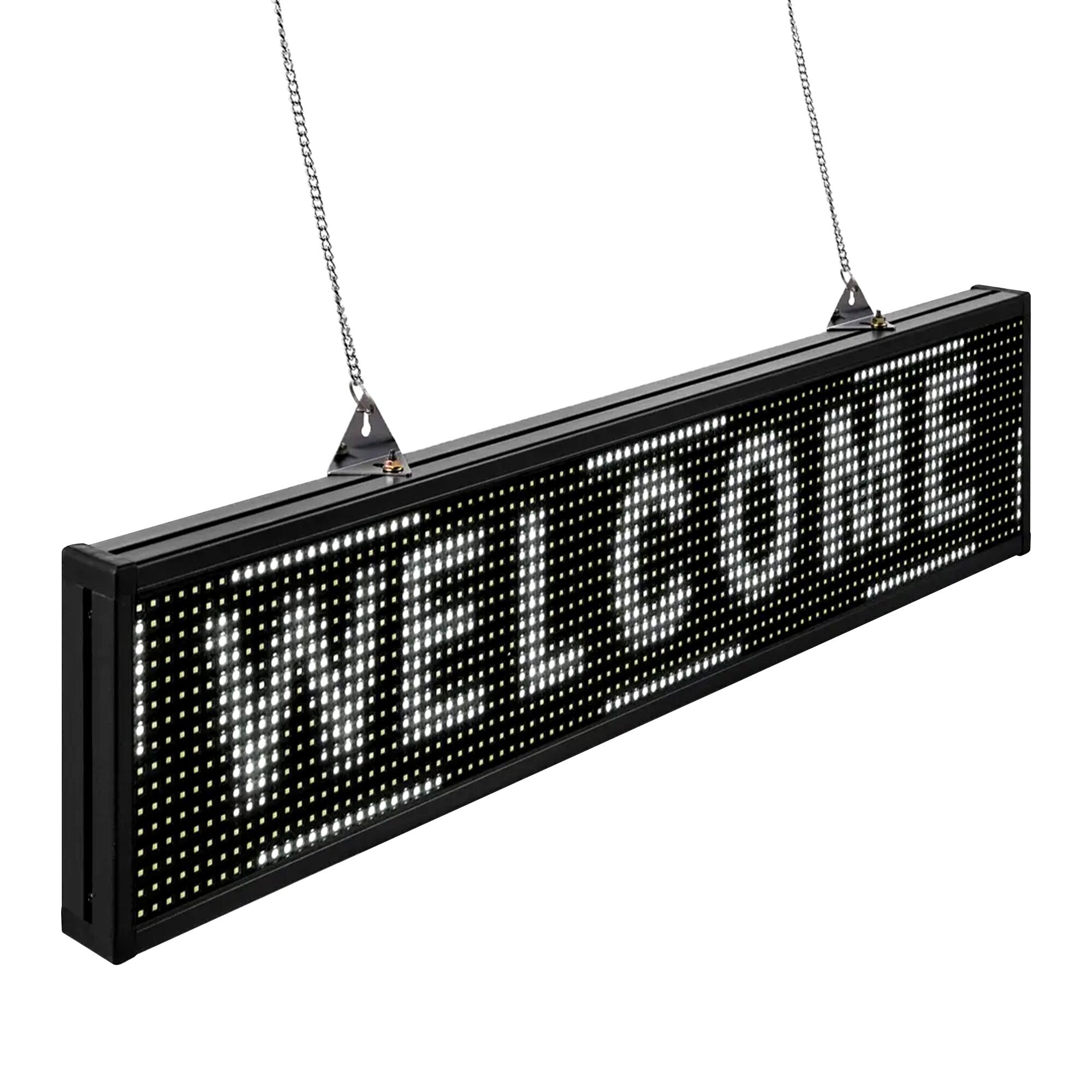 LED-neonskylt - Welcome - anpassningsbar - appstyrd (iOS/Android) - Röd - 1000x55 mm