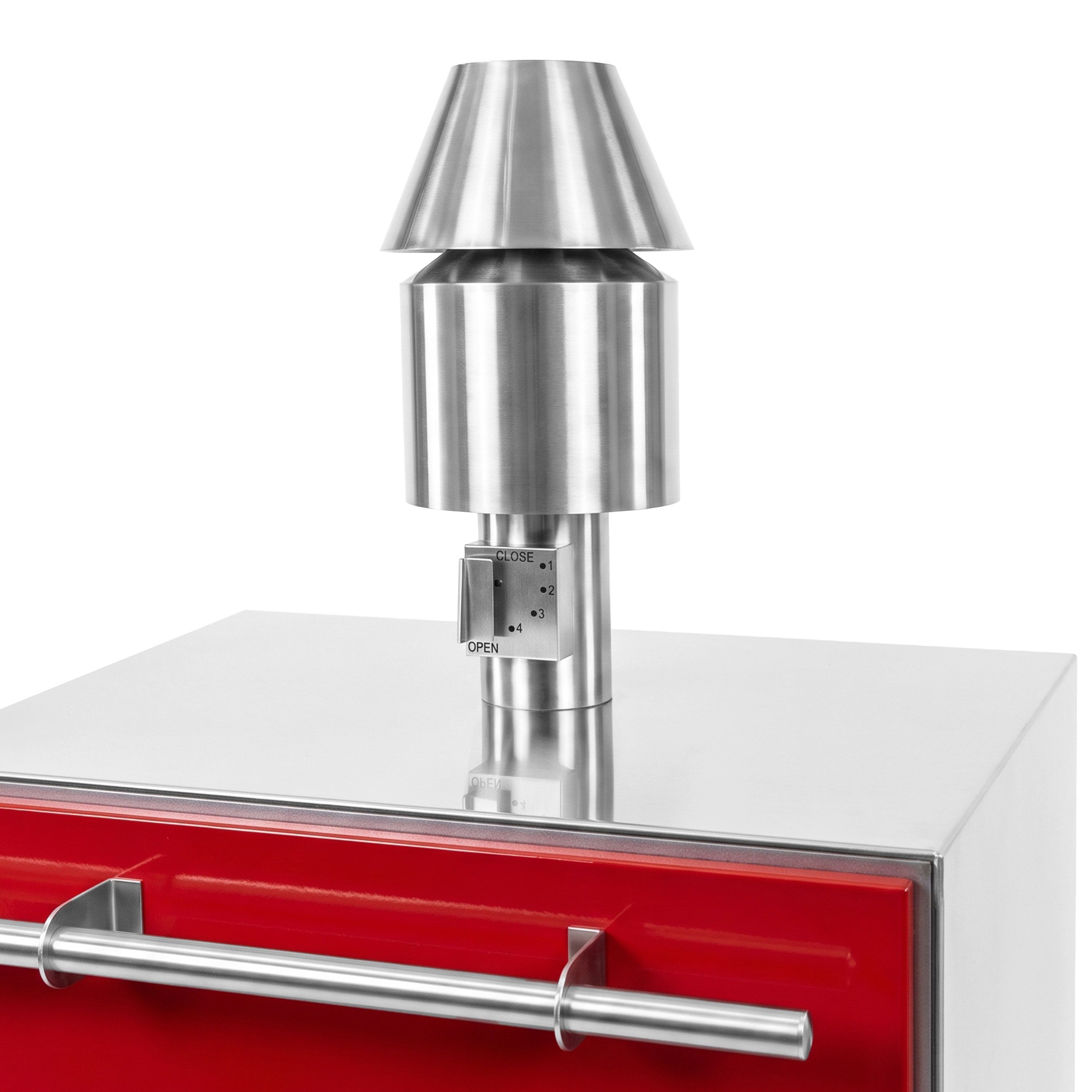 Charcoal Oven - 890mm - Red