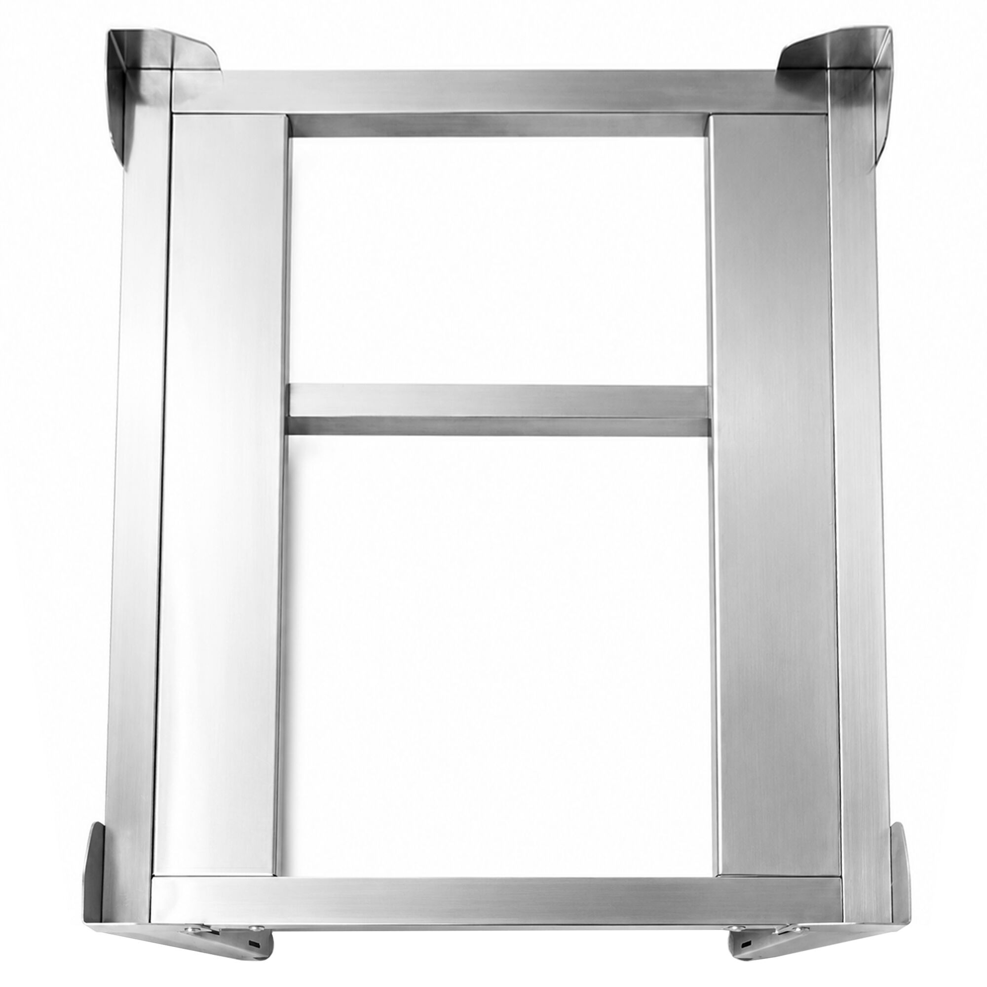 Untergestell für Geschirrspülmaschine - mit 2 Ablagen für Körbe 500x500mm