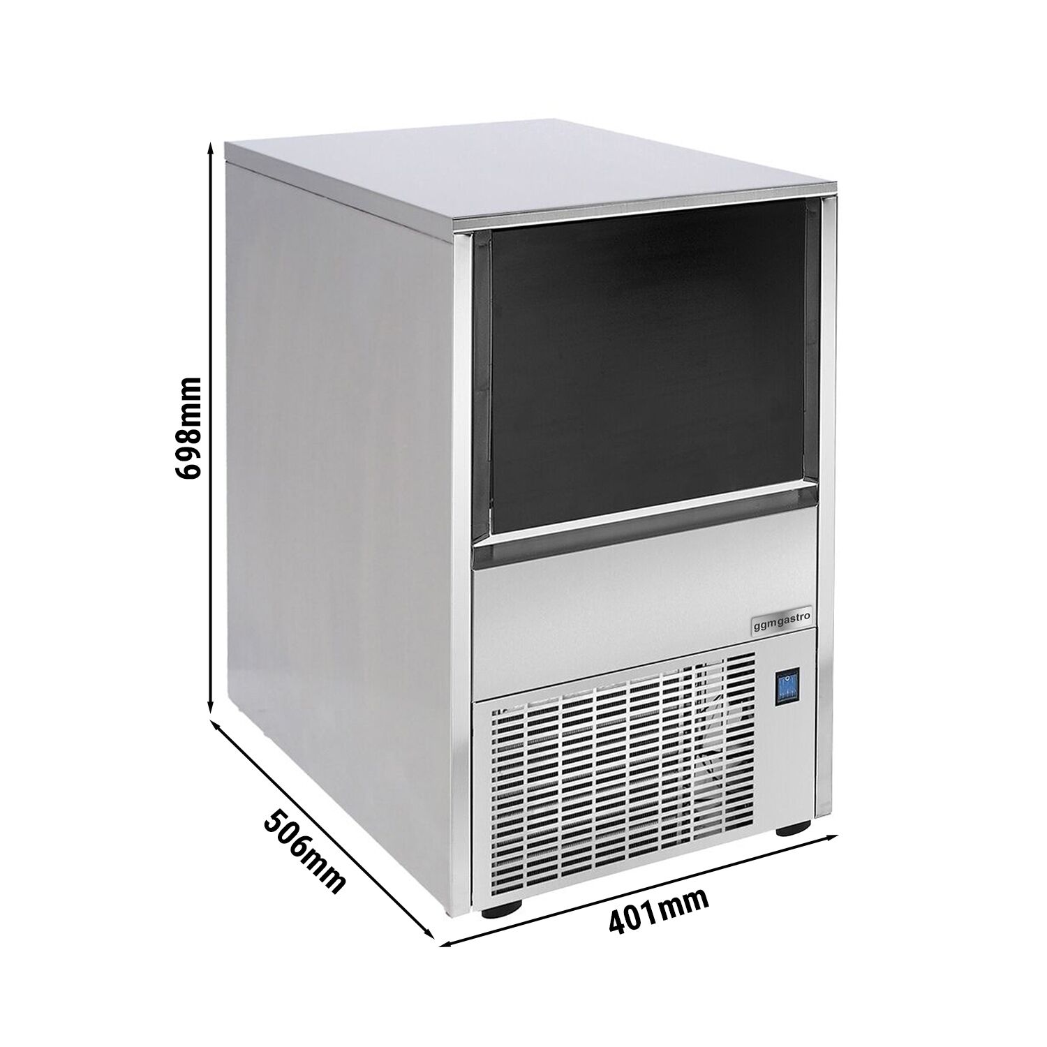 Machine à glaçons - Cylindre creux - 29 kg/24 h