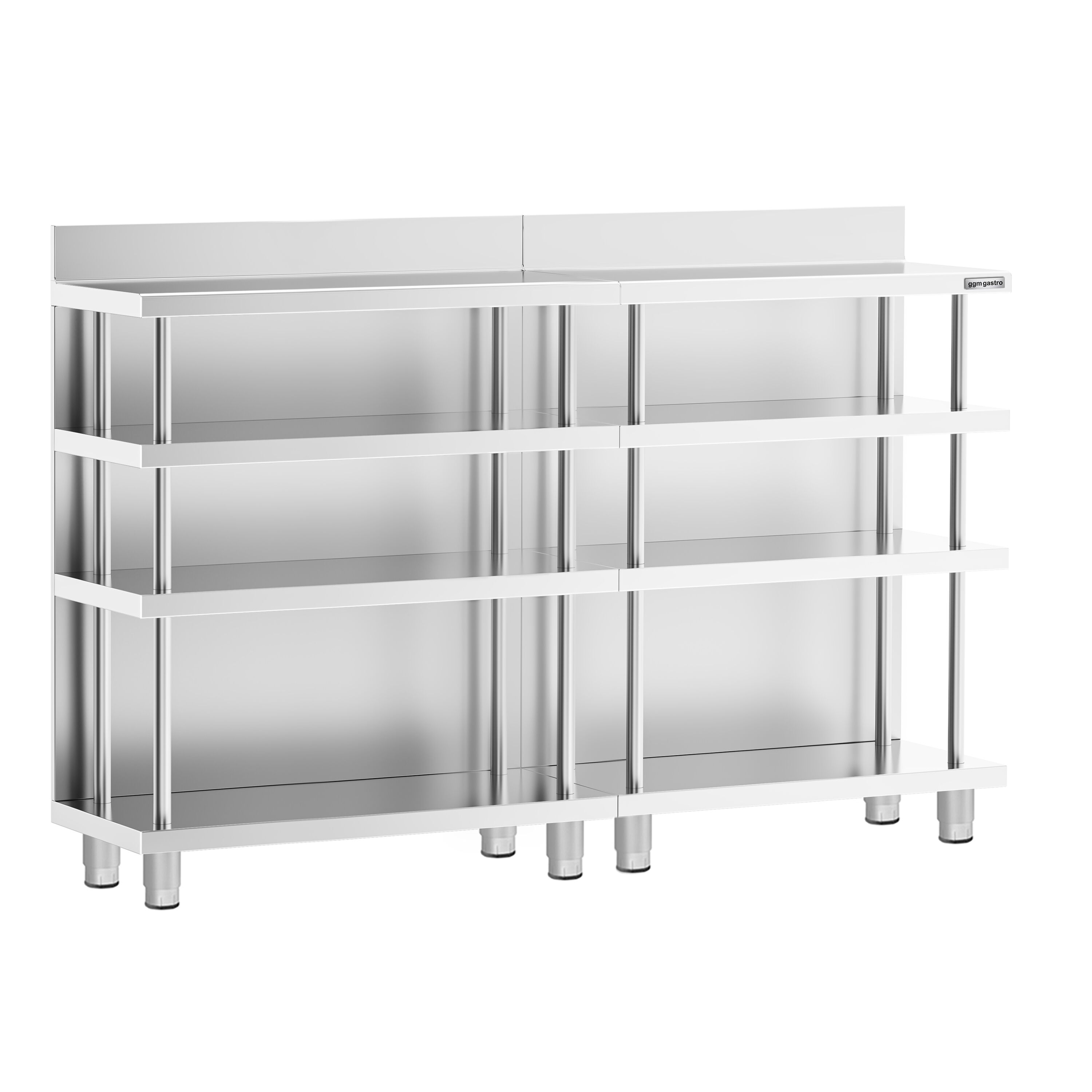 Table de préparation de cocktail - Acier inoxydable - 1800x400mm