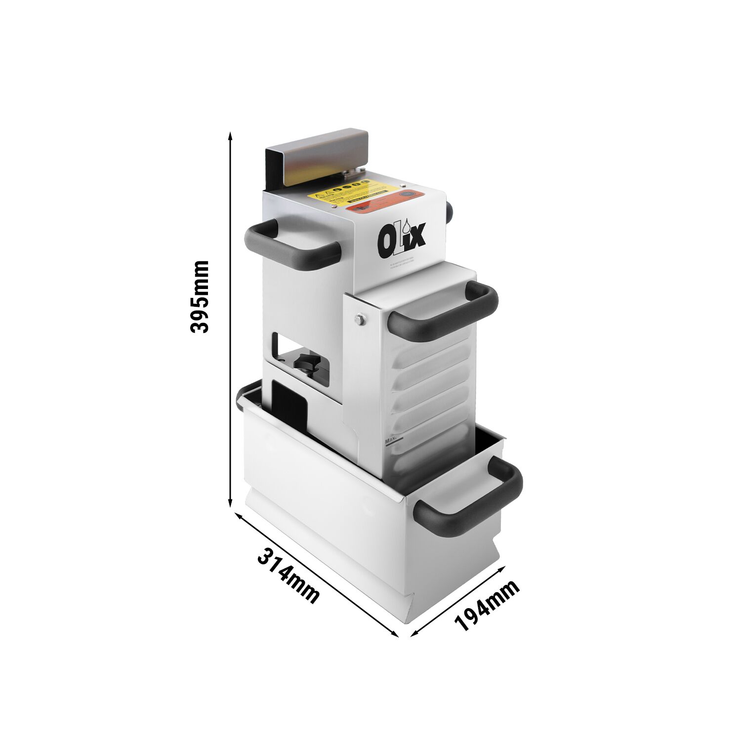 OLIX | Commercial Mobile Fryer Oil Filter Pump - 60 L/min - for fryers up to 20 L - 200 °C