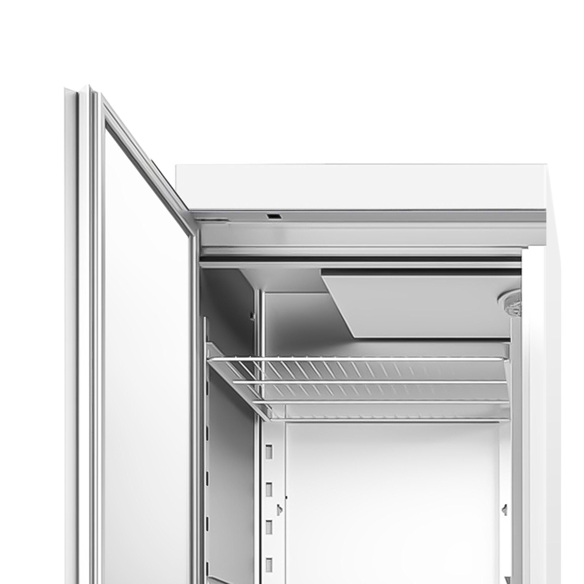Armoire réfrigérée positive Inox AISI 430 PREMIUM - 600 L - avec 1 porte