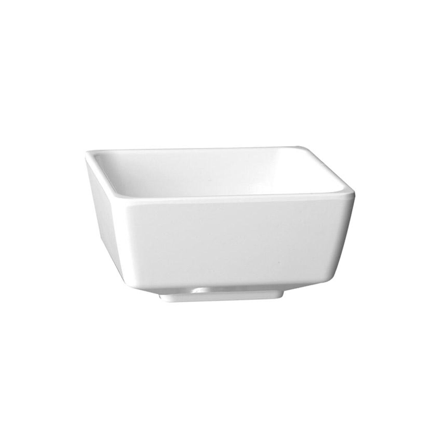(6 pcs) Coupe - FLOAT - Mélamine - 160ml - carré - lot de 6 - 90x90mm - Profondeur : 45mm - Blanc