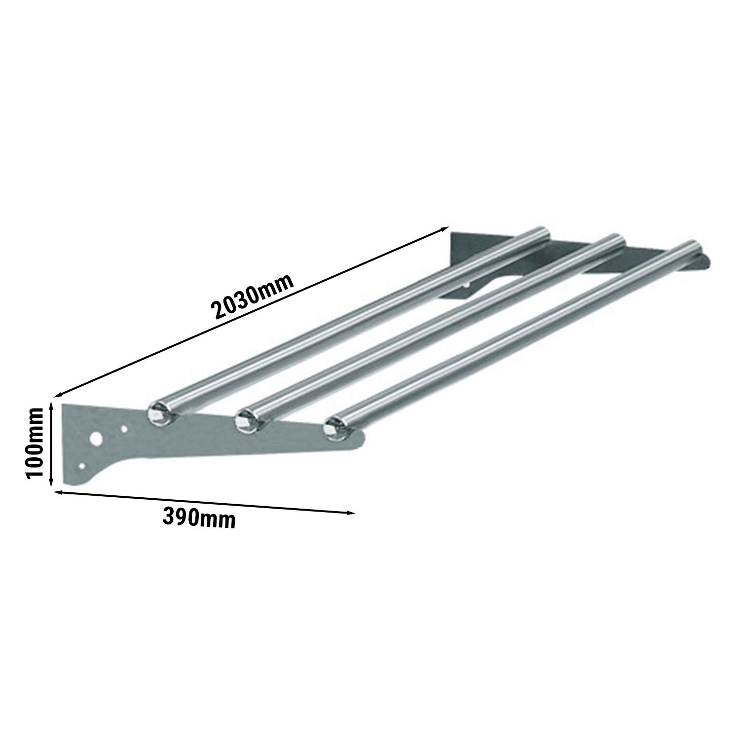 Glissière pour plateaux - KOPENHAGEN - 2030x390x100mm - pour BVI800-90 & BVI800