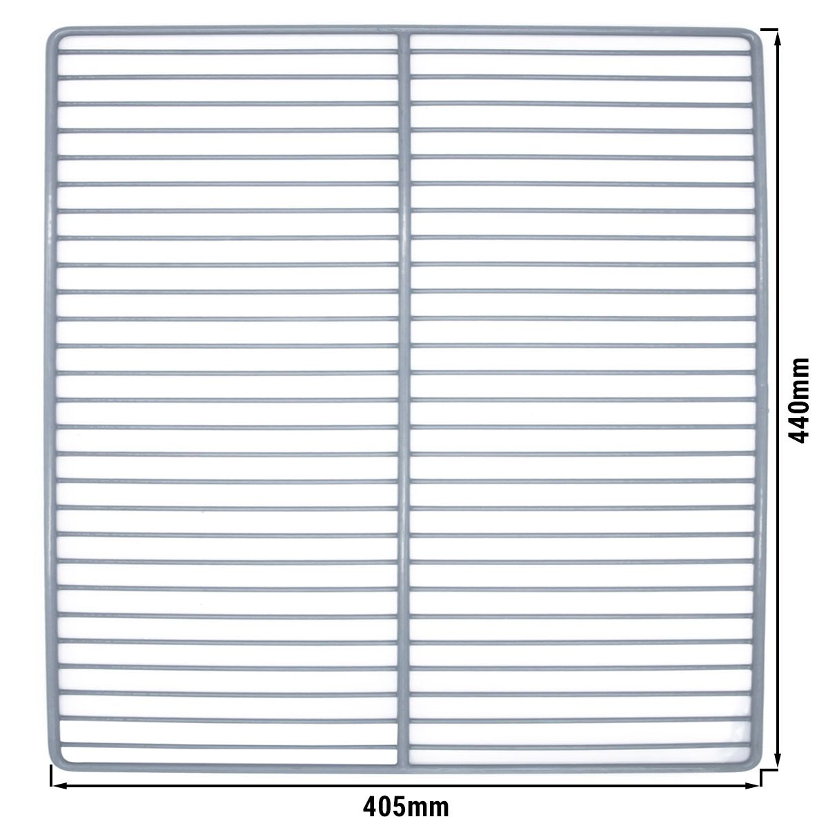 Wire shelf - Carbon crossbars - 405x440mm - for Bar refrigerated drinks table - compatible with BGKF series