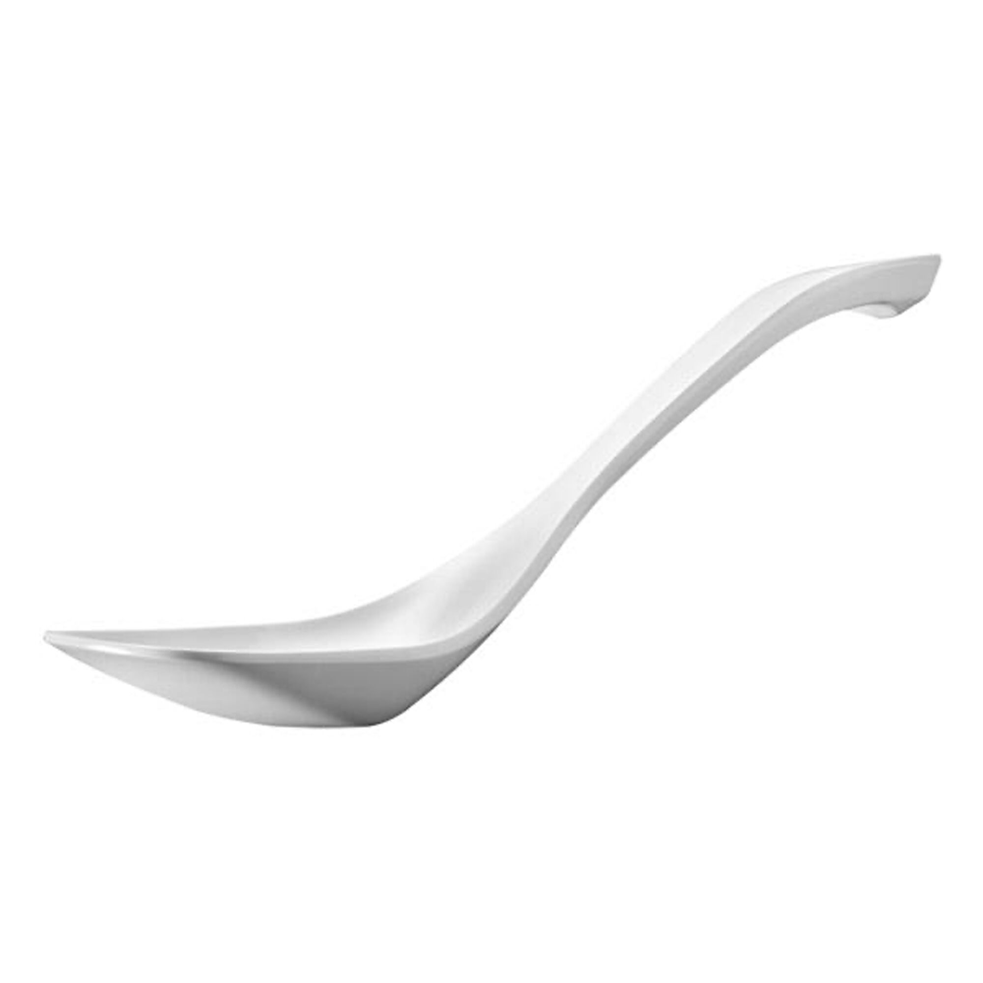(6 pcs) Cuillère de service PREMIUM - Ø65mm - Longueur : 265mm - Mélamine - Blanc