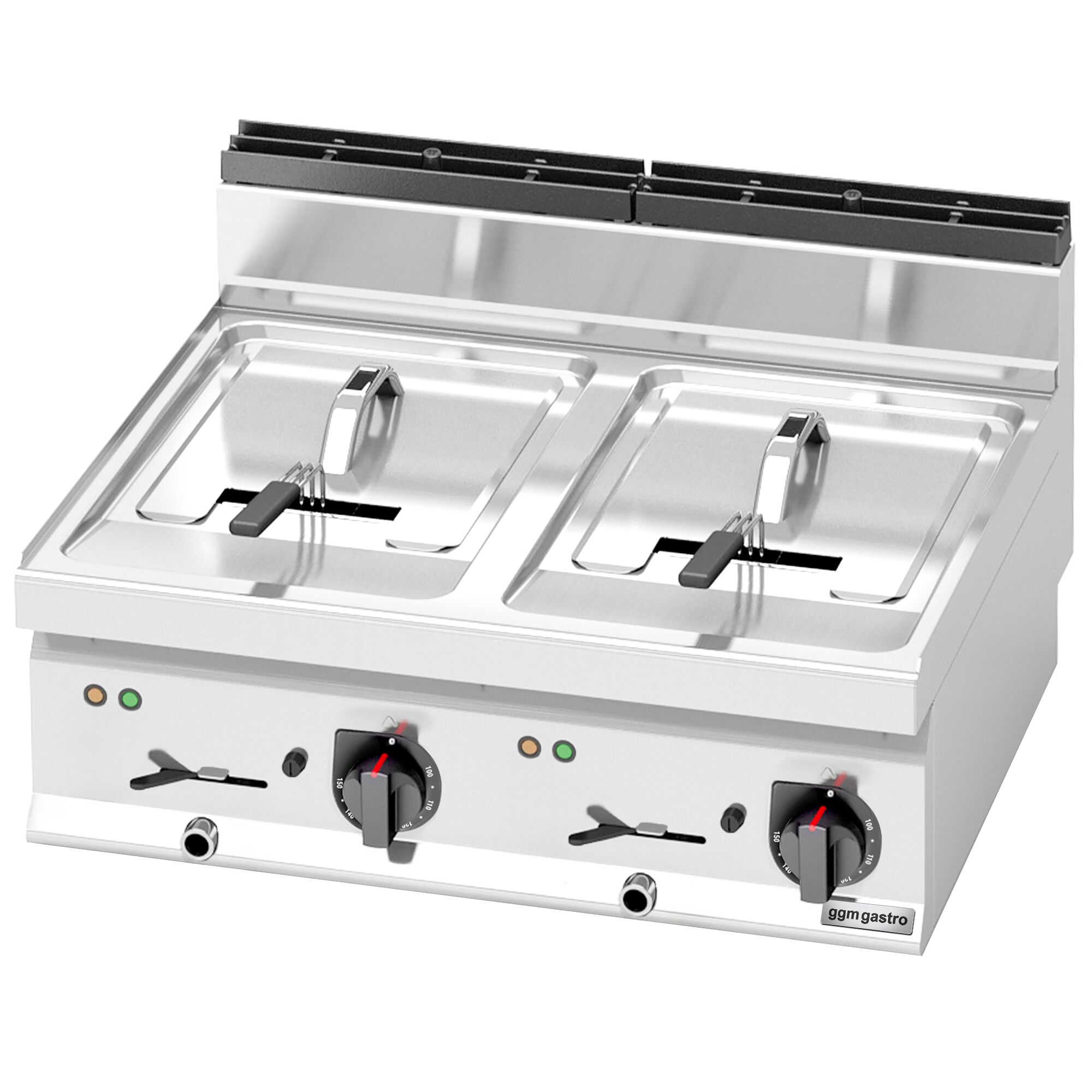 Friteuse électrique double – 10+10 litres – 18 kW