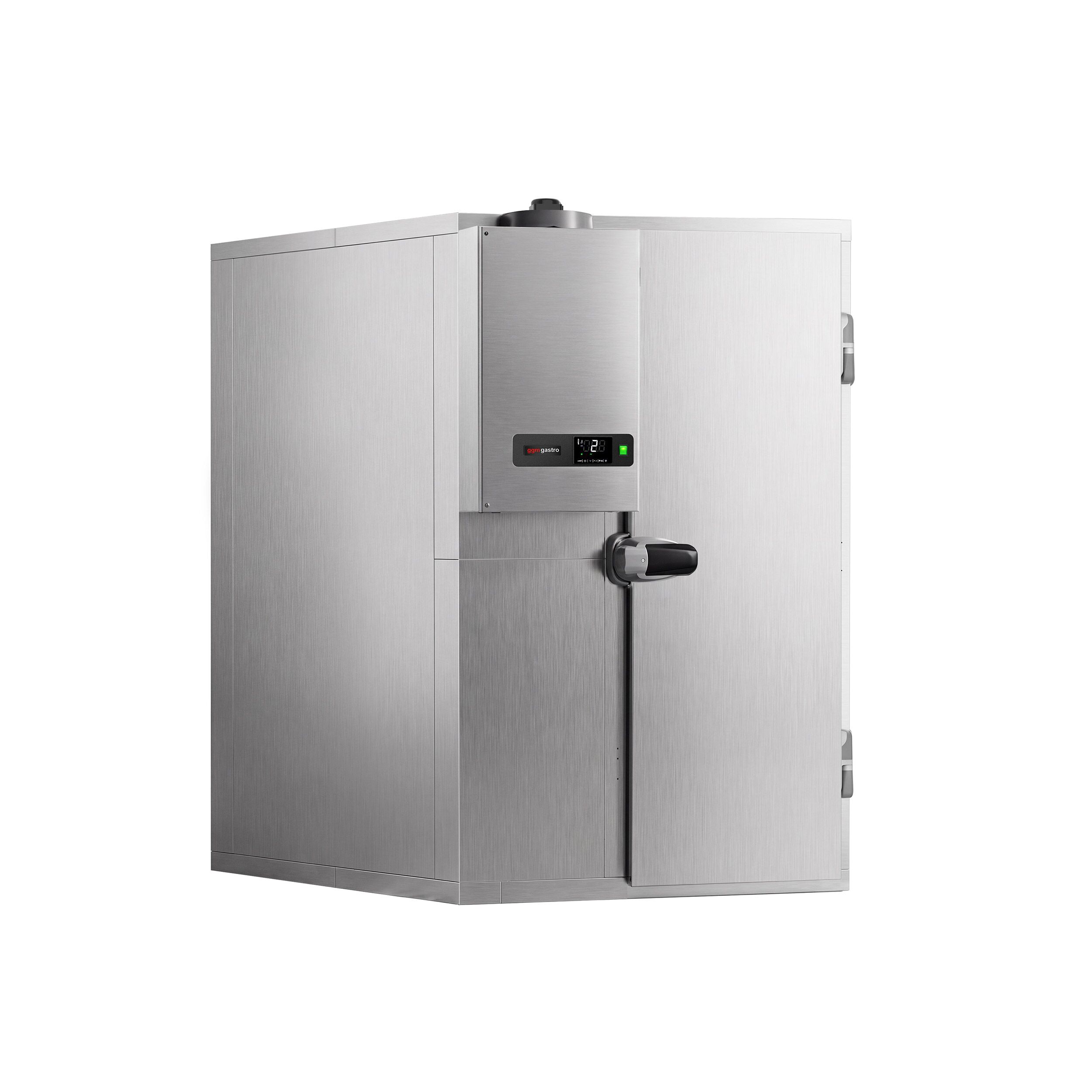 RVS koelcel - 1200x1200mm - 1,80m³ - incl. koelmotor