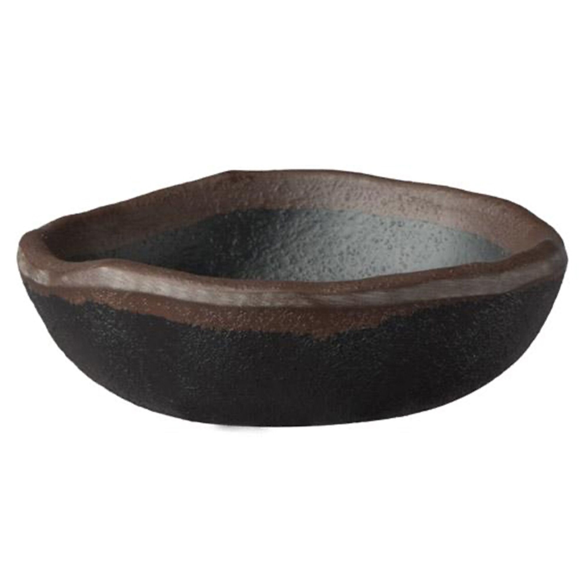 (12 pièces) Coupelles à sauce - MARONE - Melamine - 50 ml - Ø 85 mm - Noir/Marron