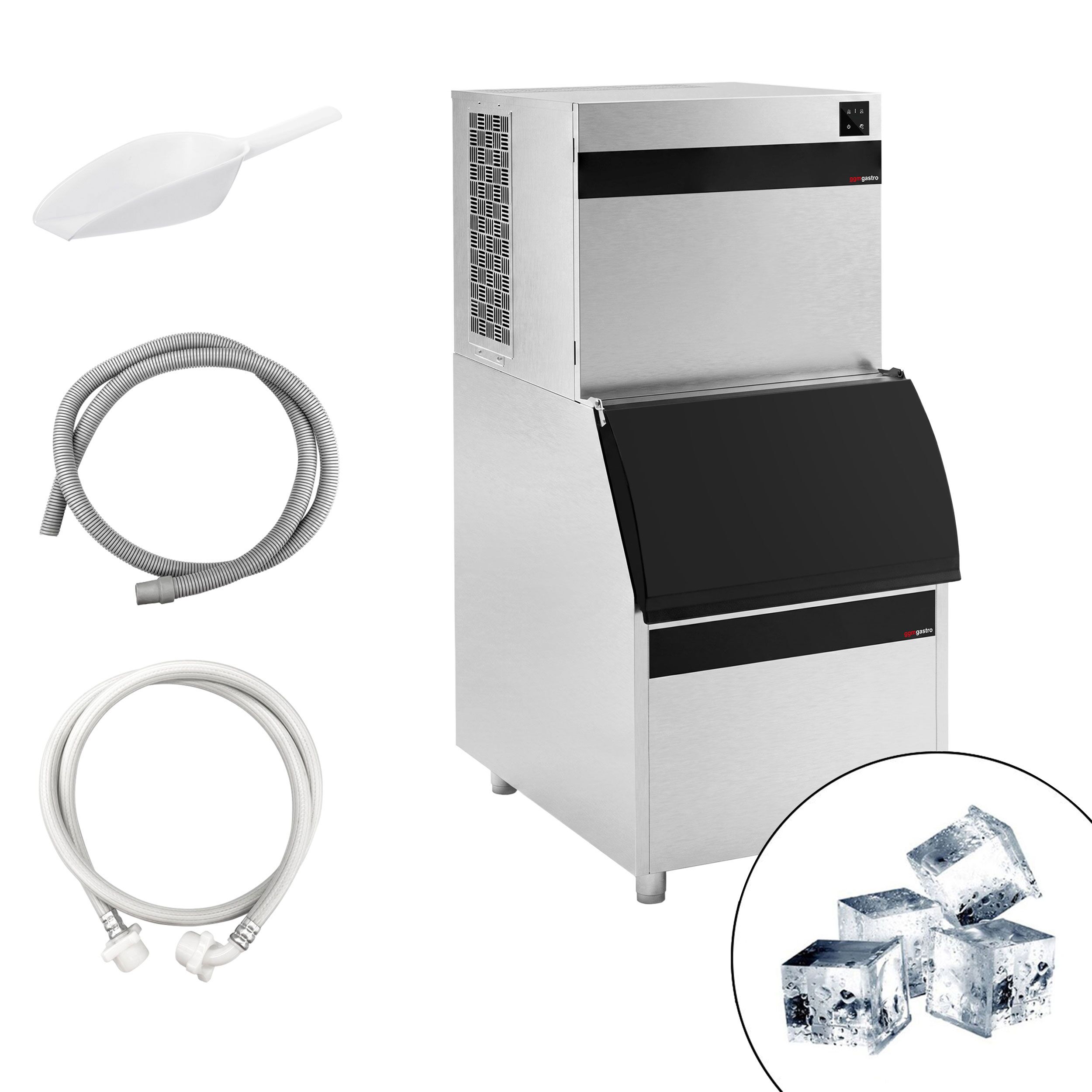 Ledomat - Pune kockice leda - 230 kg/24 h - uklj. spremnik za led