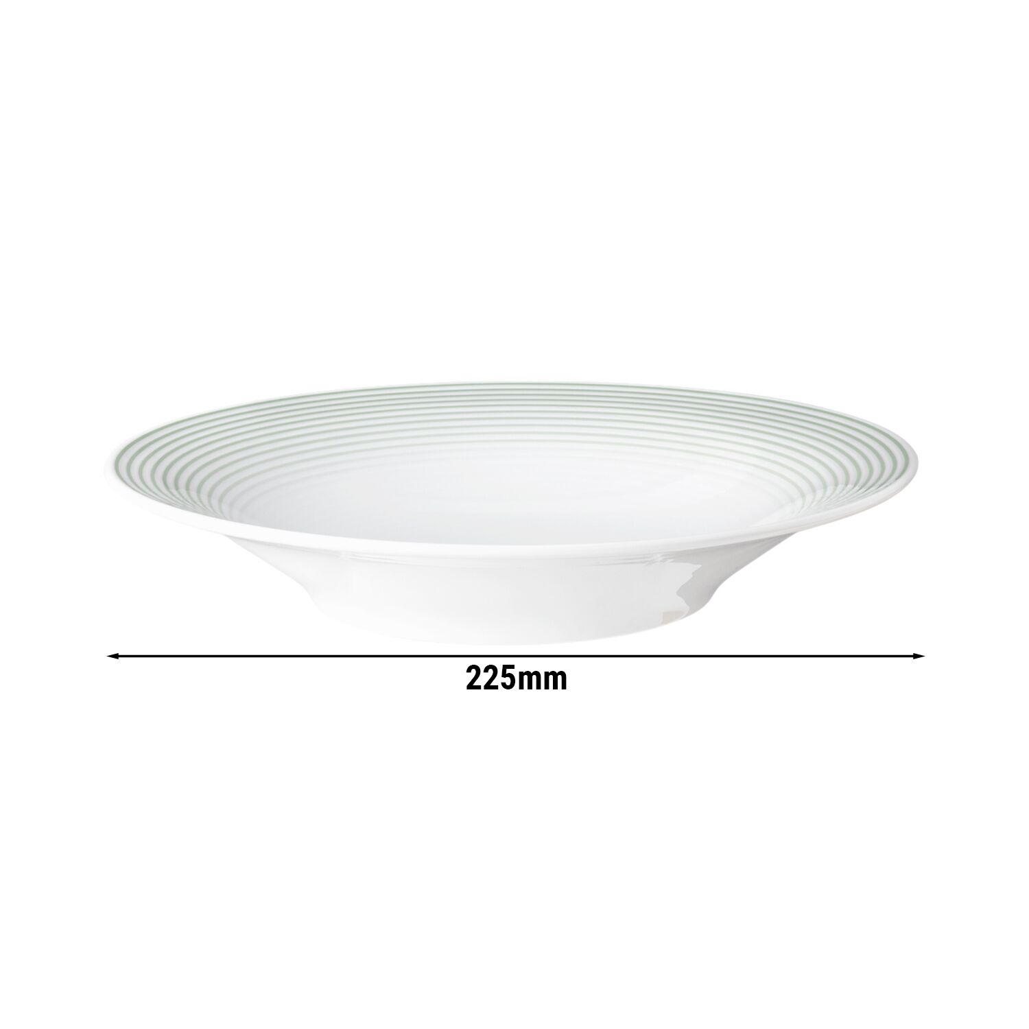 (6 stuks) SELTMANN WEIDEN | Bord - diep - Ø 230mm - Saliegroen