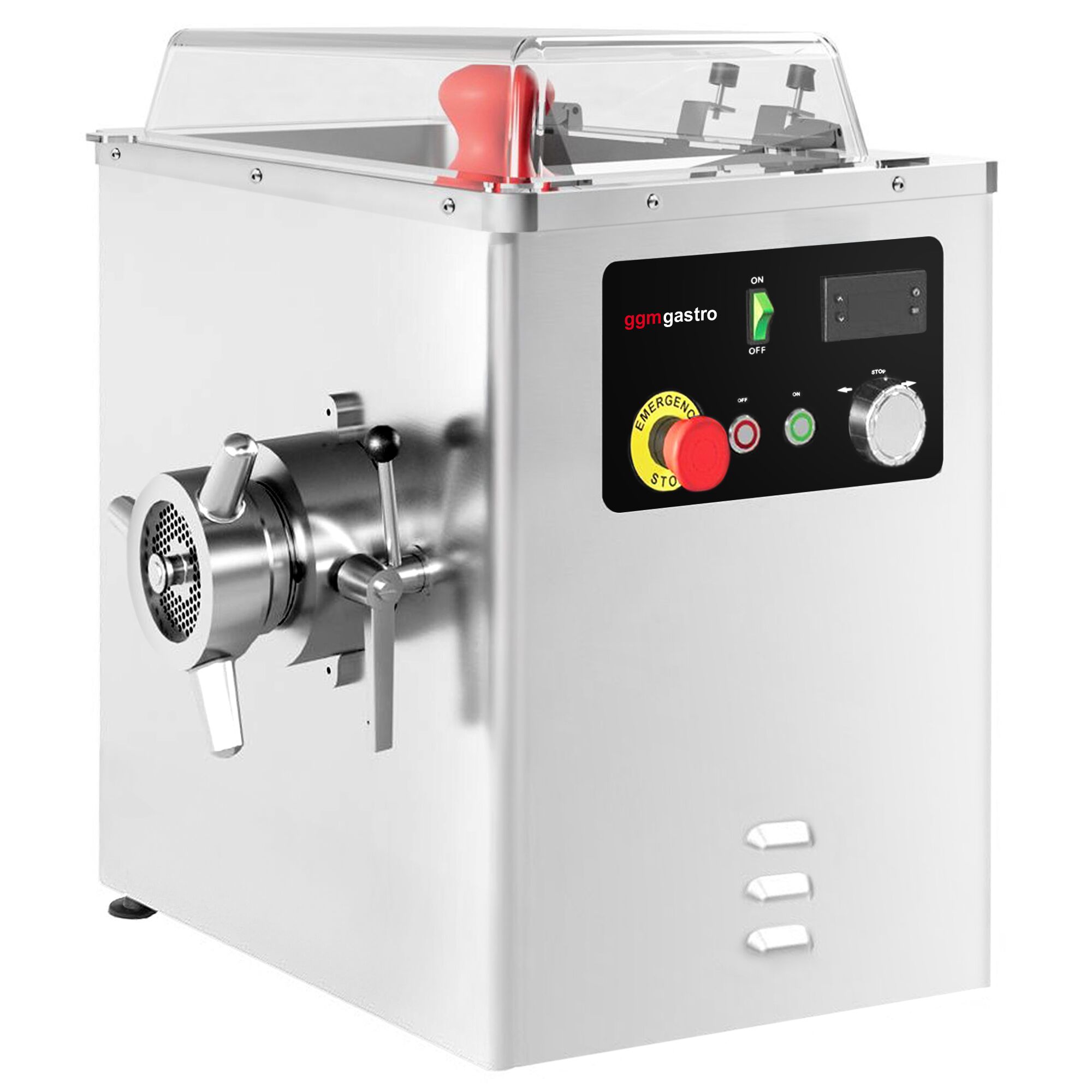 Hachoir à viande électrique 32 - 500 kg/h - 2,2 kW - avec refroidissement