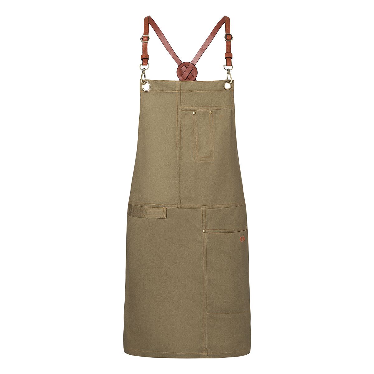 (6 pièces) KARLOWSKY | Tablier à bavette Urban X-Style - Kaki