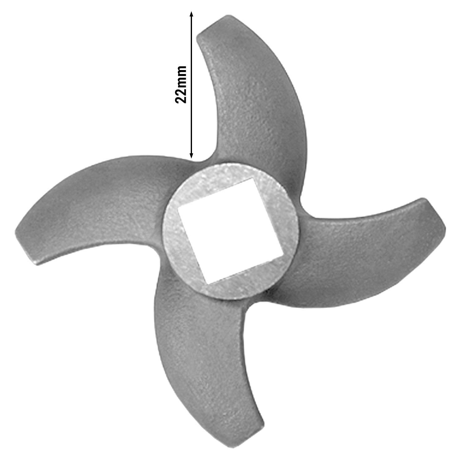 Formplattor till tartelettmaskin FWH22/FWF22C/FWF22SN - 12x12 mm - längd på kniv 22 mm - passar till FWH22, FWF22C & FWF22SN - precis skärning, lätt att rengöra, enkel att ta ut, mycket slagtålig, slitstark