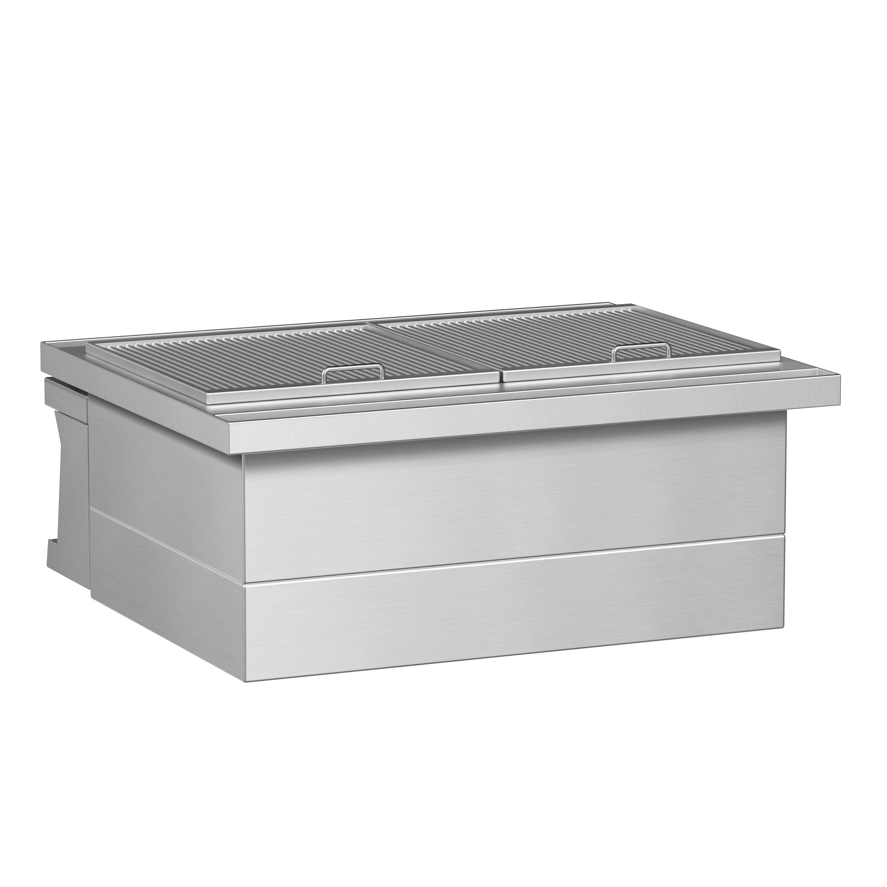 Stainless Steel Charcoal Grill - 810mm - 2 grill grates