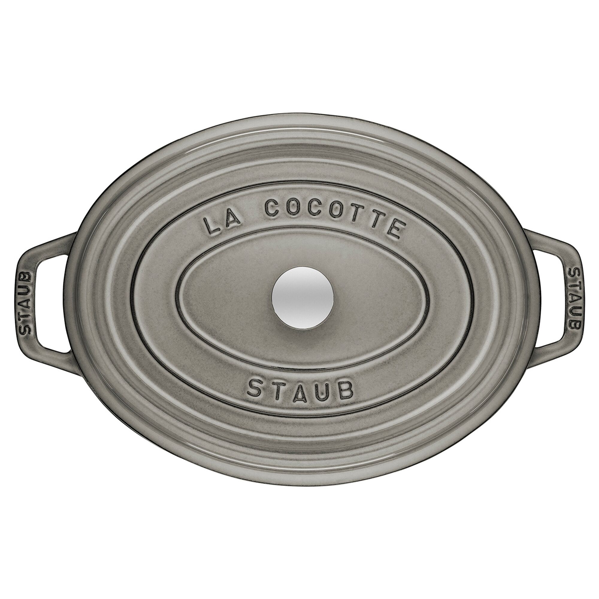 STAUB | LA COCOTTE - Cocotte - oval - 230mm - Gusseisen - Graphit-Grau