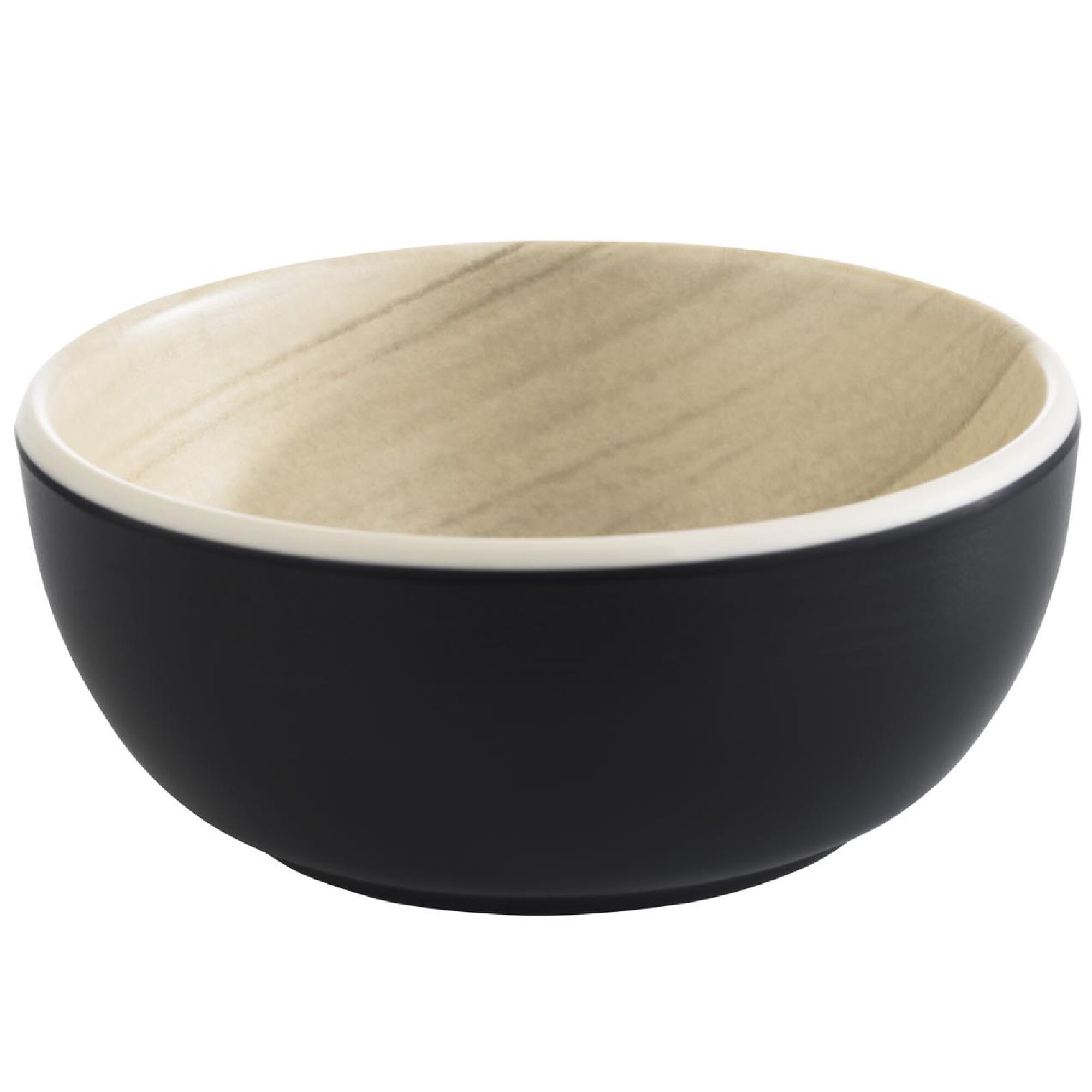 (6 pièces) Bol - FRIDA - Mélamine - 0,1 litre - Ø 85 mm - Noir