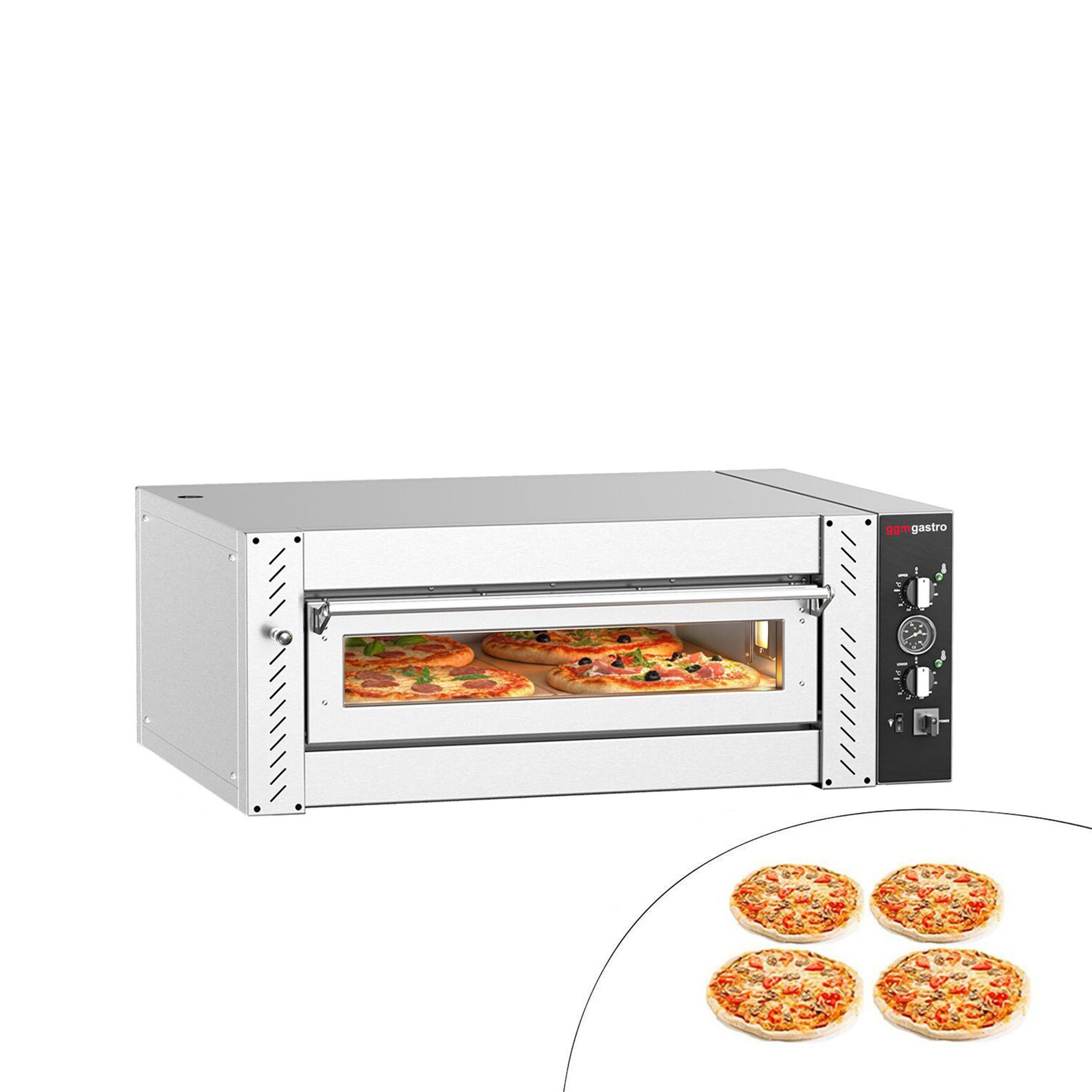 Four à pizza électrique - 4x 30 cm - Manuel