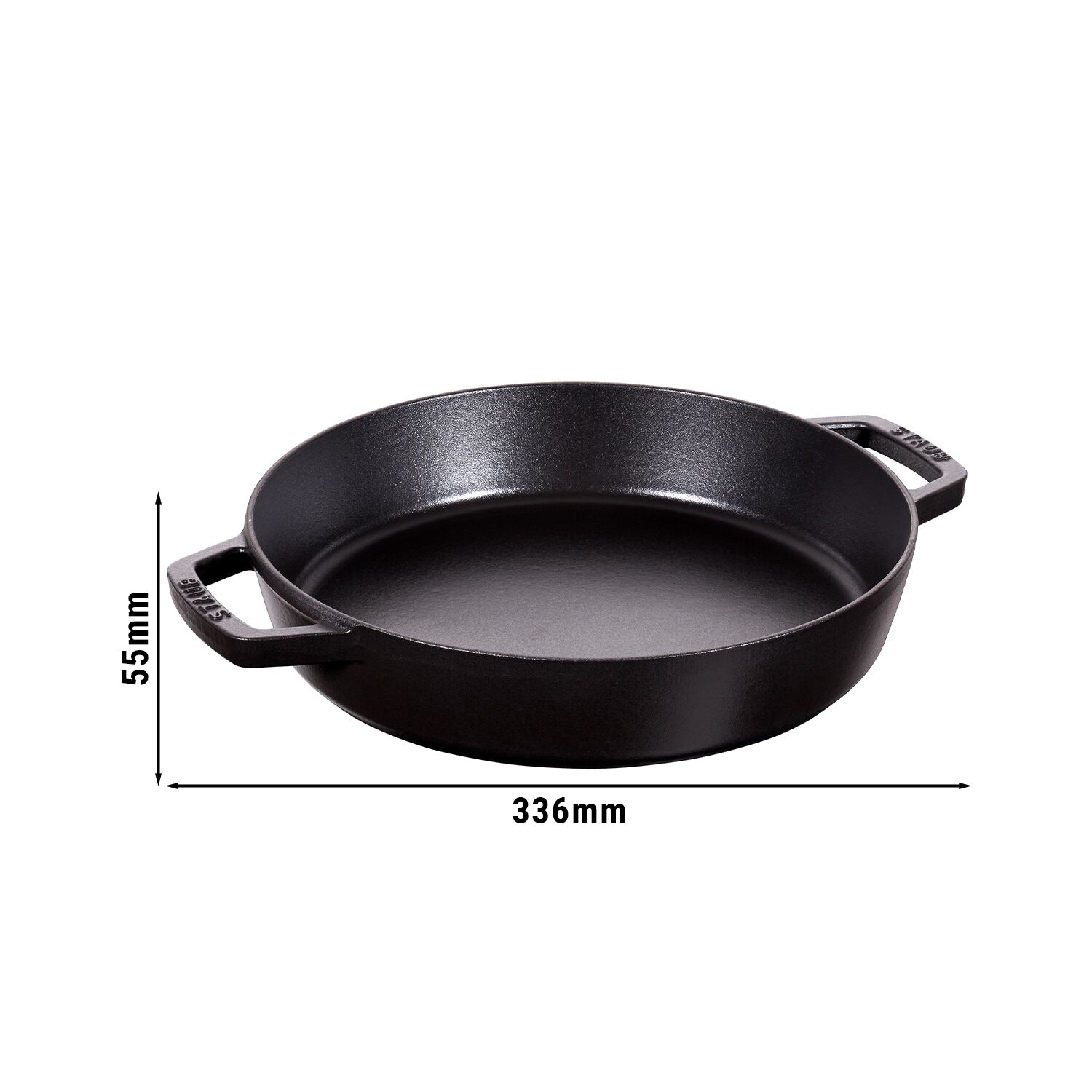 STAUB | PANS - Bratpfanne - Ø 260mm - Gusseisen - Schwarz