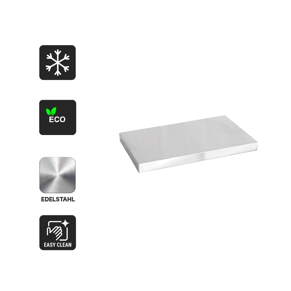 Integrated Cooling Plate - 530mm - +8°C - 1x GN 1/1